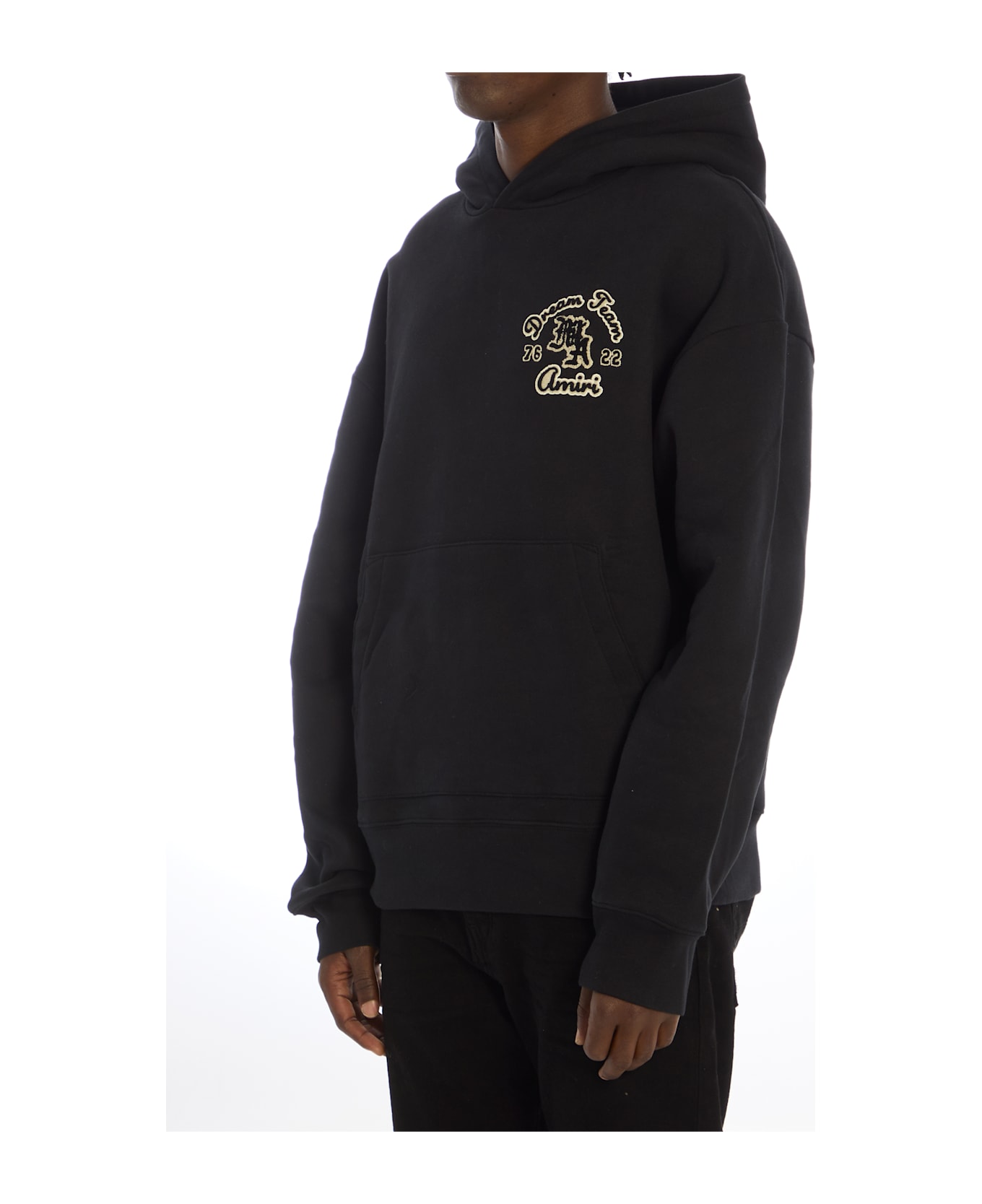 AMIRI Dream Team Oversized Hoodie - BLACK