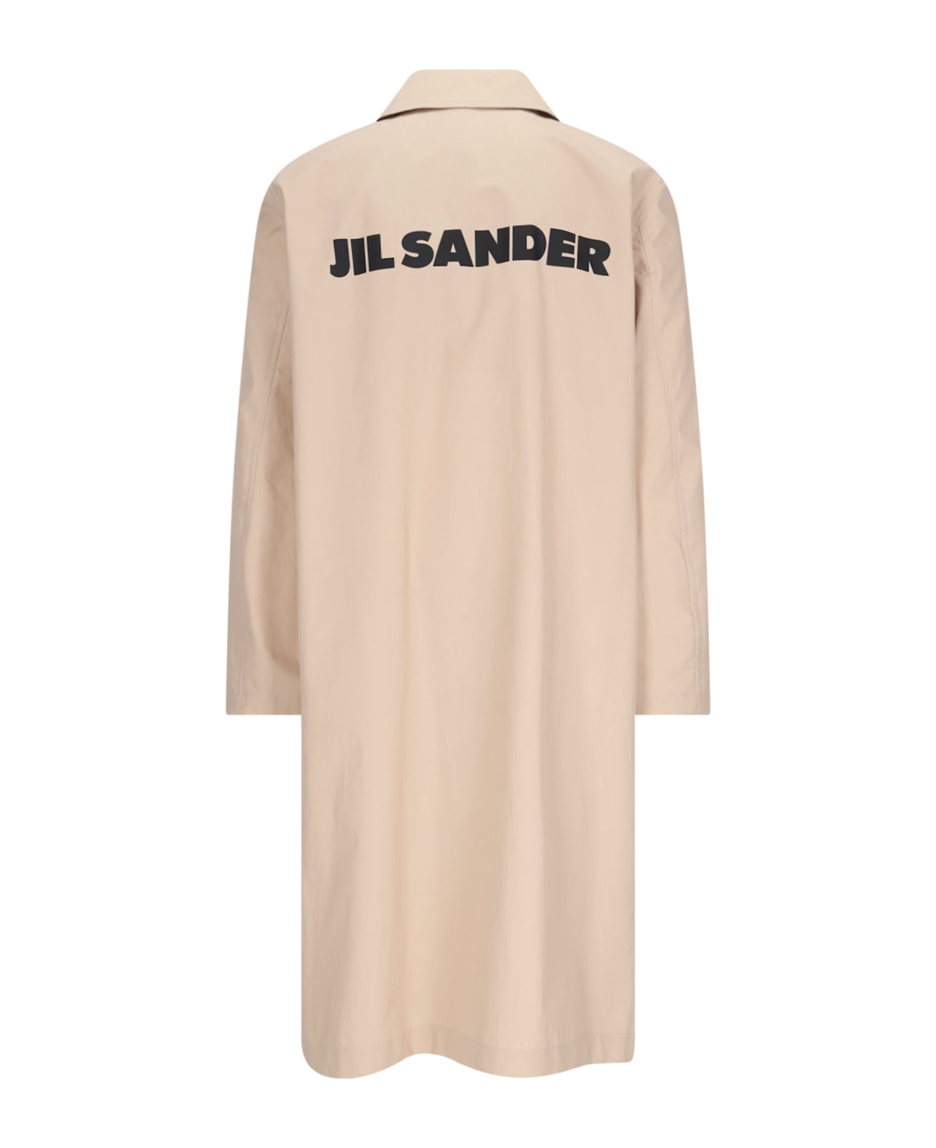 Jil Sander Logo Trench Coat - Beige