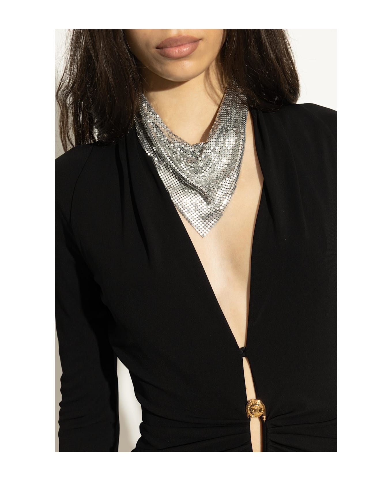 Versace Gleaming Necklace - SILVER