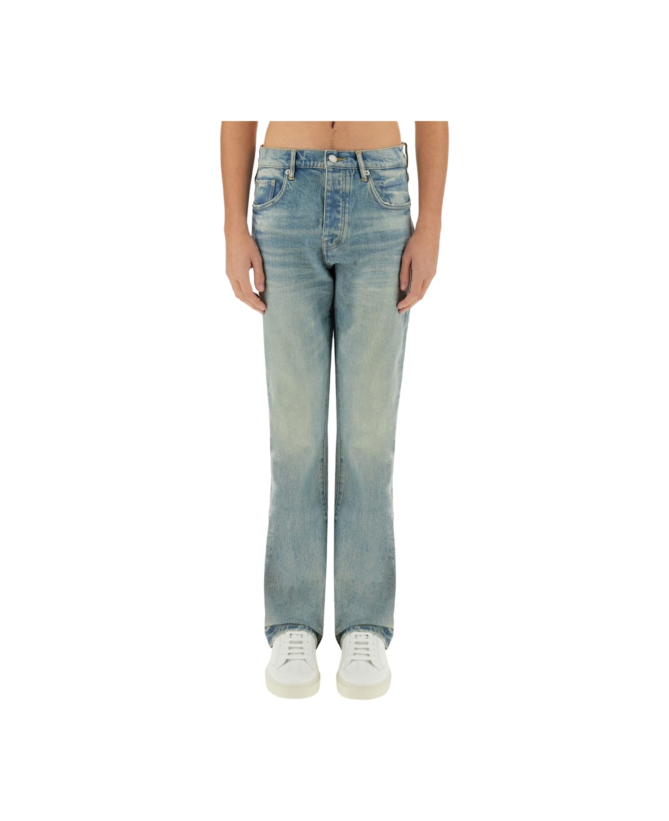 Purple Brand "coated Flare" Jeans - DENIM