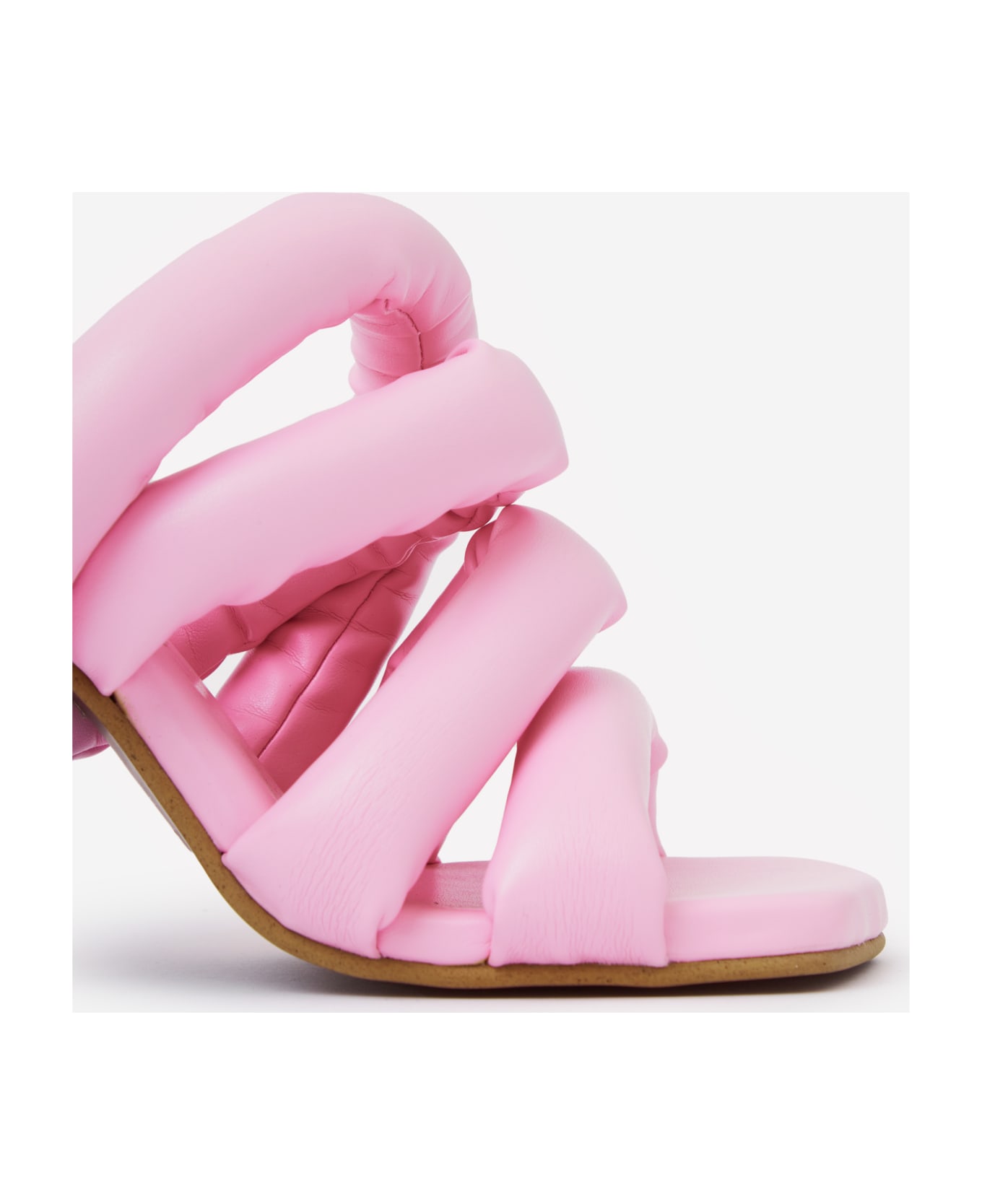 YUME YUME Circular Heel Sandals - rose-pink