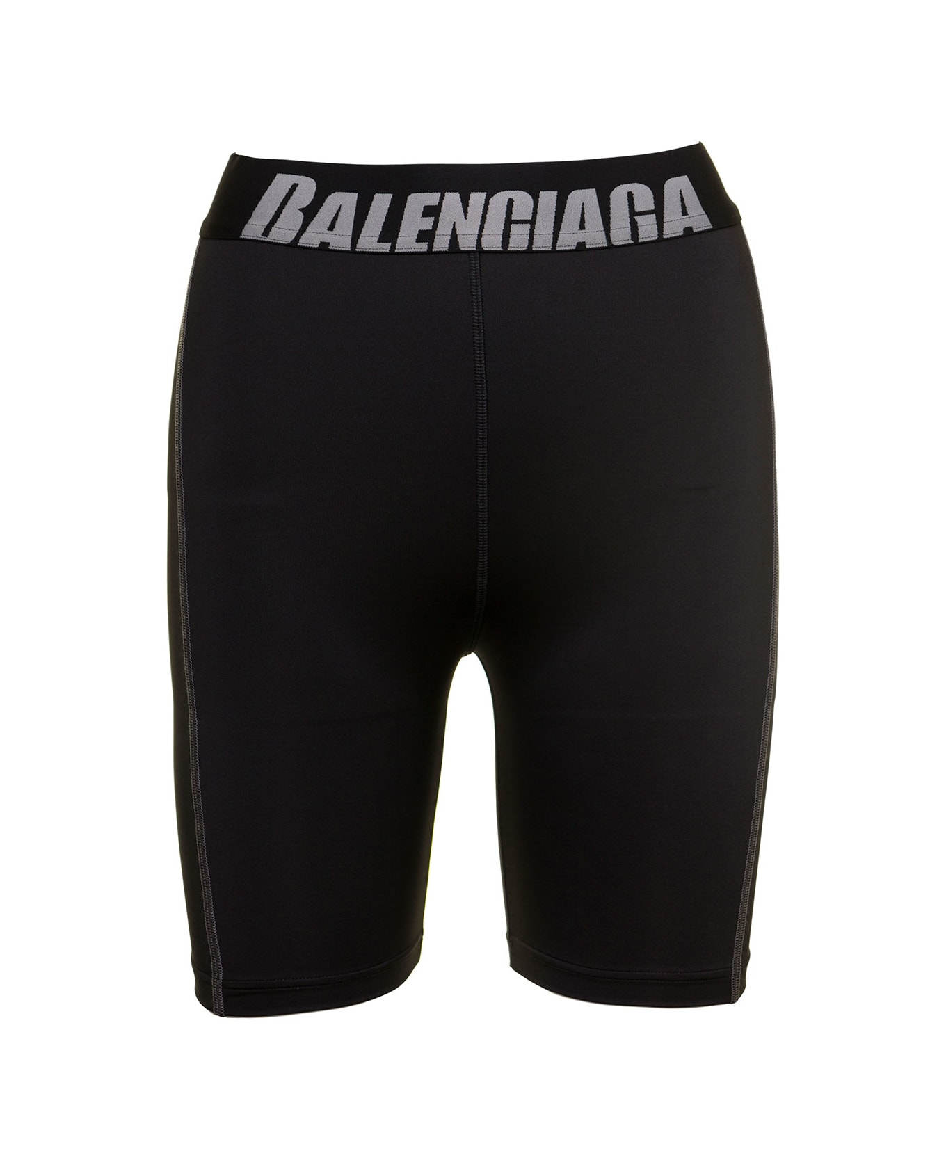 Balenciaga Cycling Shorts Spandex - Black