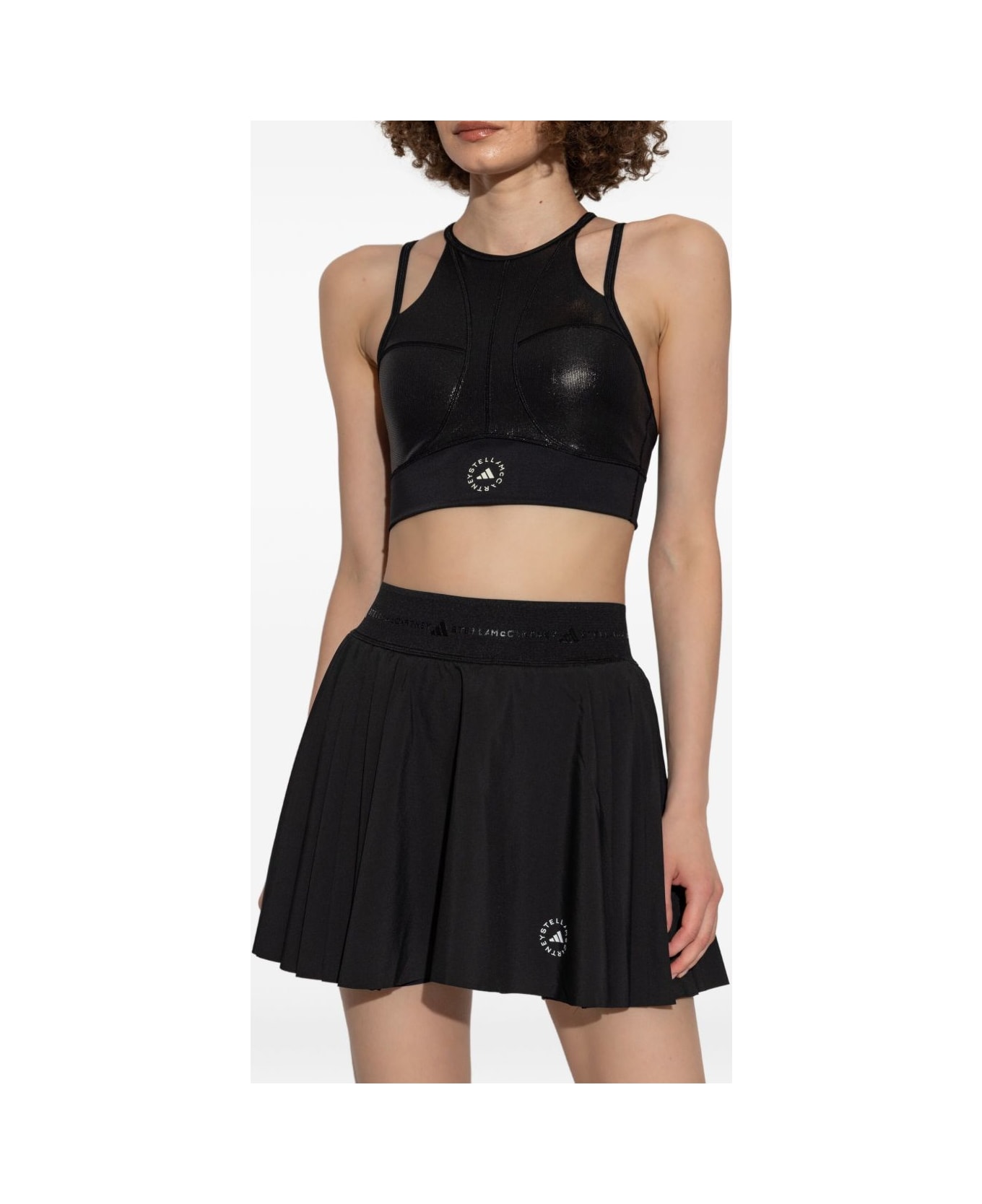 Adidas by Stella McCartney Logo Gym Bra - Black