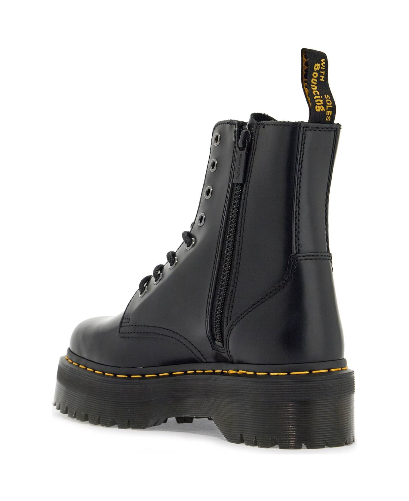 Dr. Martens Jadon Combat Boots - BLACK (Black)