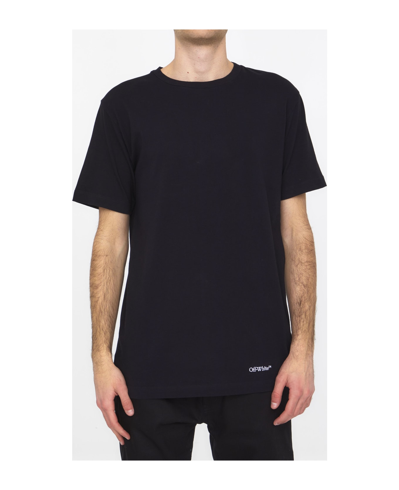 Off-White Scribble Diagonal T-shirt - BLACK