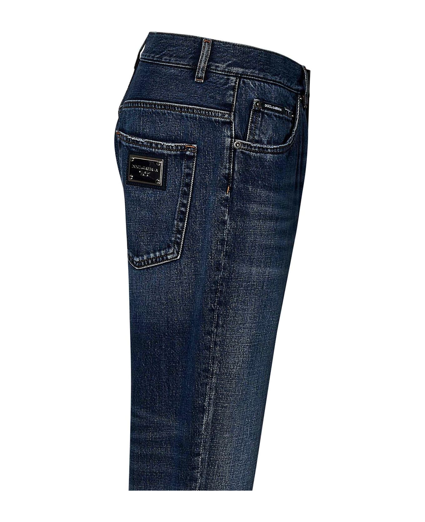 Dolce & Gabbana Loose Fit Jeans - Blue