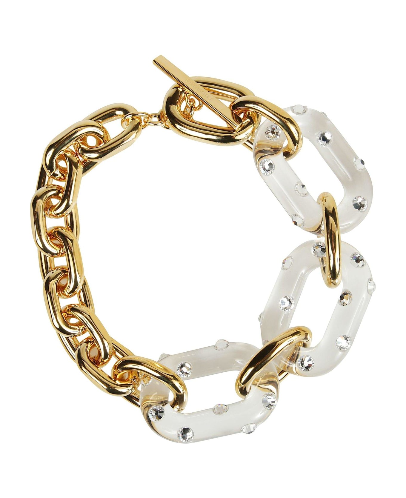 Paco Rabanne Xl Link Embellished Bracelet - GOLD / CRYSTAL