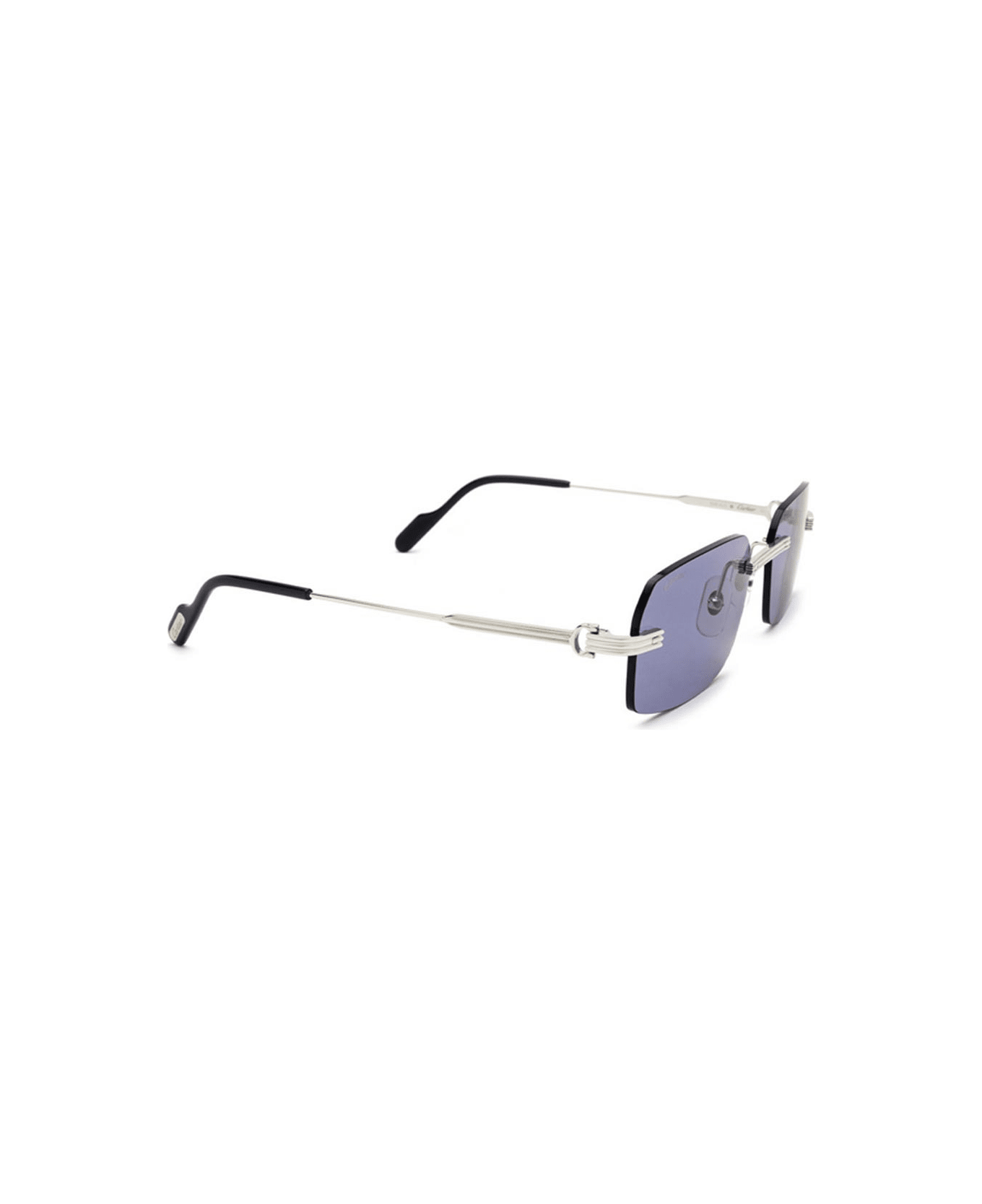 Cartier Eyewear Sunglasses - Silver/Blu