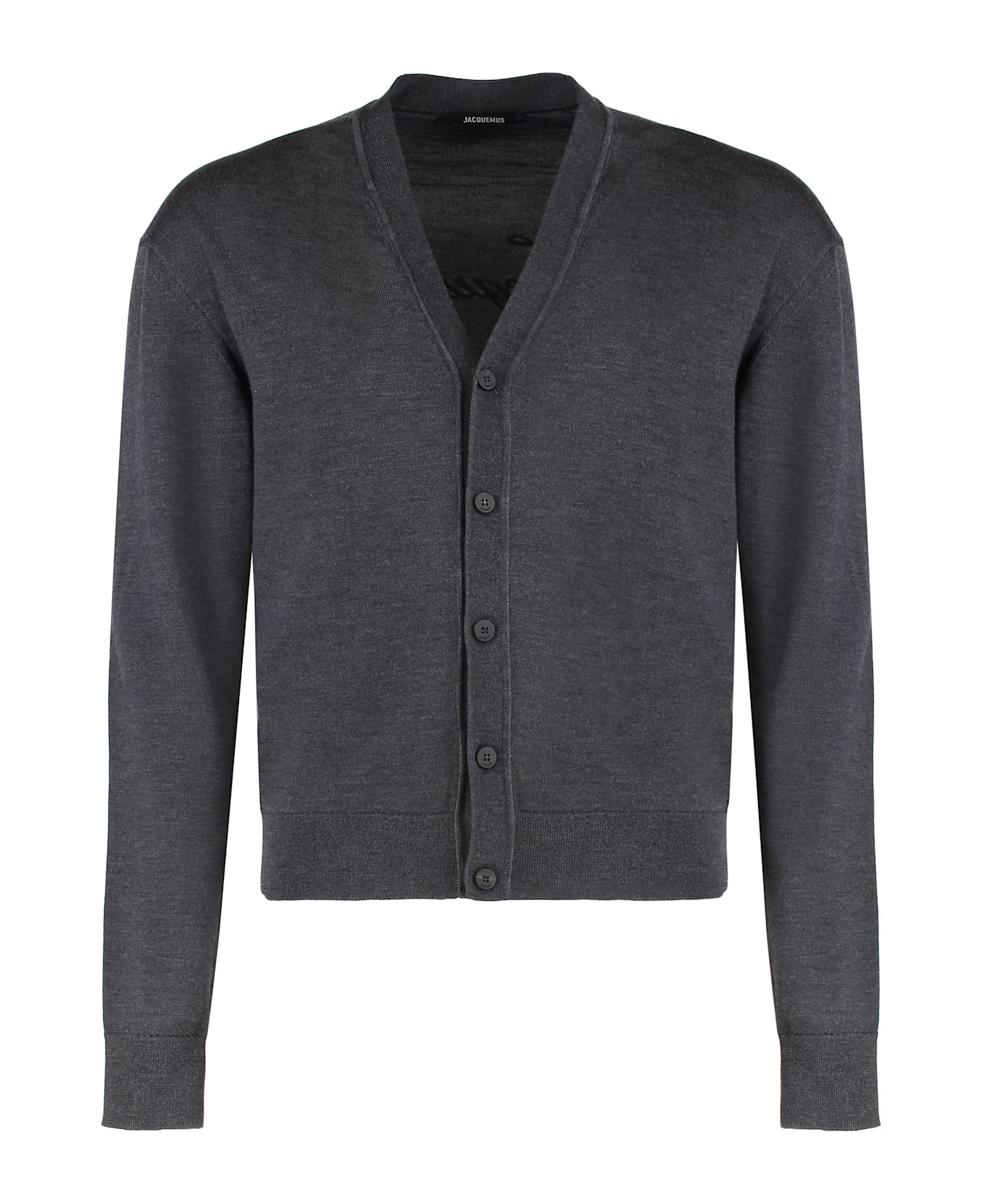 Jacquemus Cardigan Made Of Merino Wool - grey