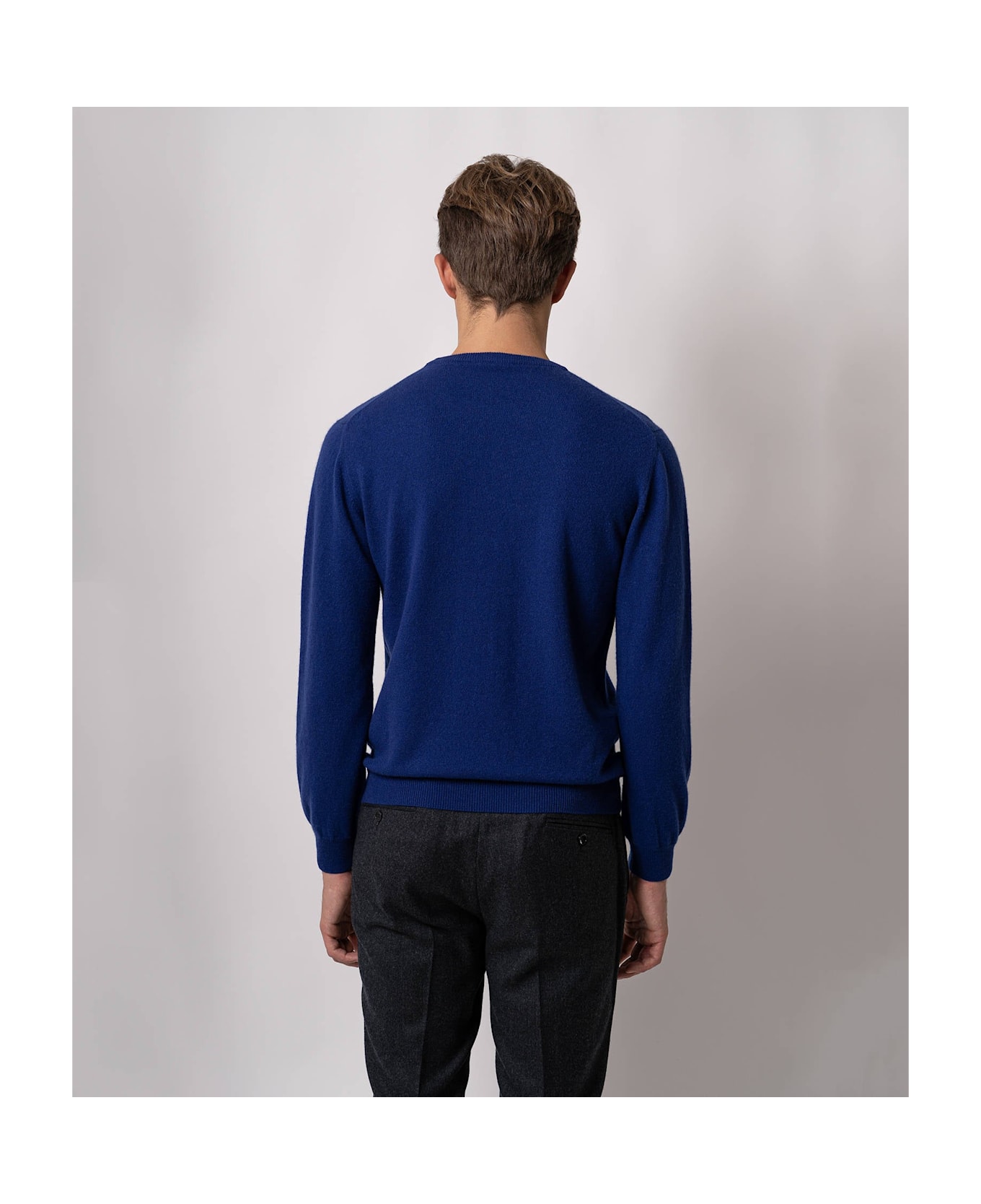 Larusmiani Crewneck Sweater Aspen Sweater - Blue