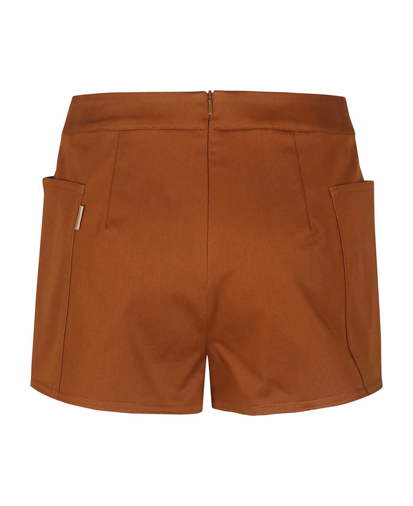Max Mara Light Brown Riad Shorts - Brown