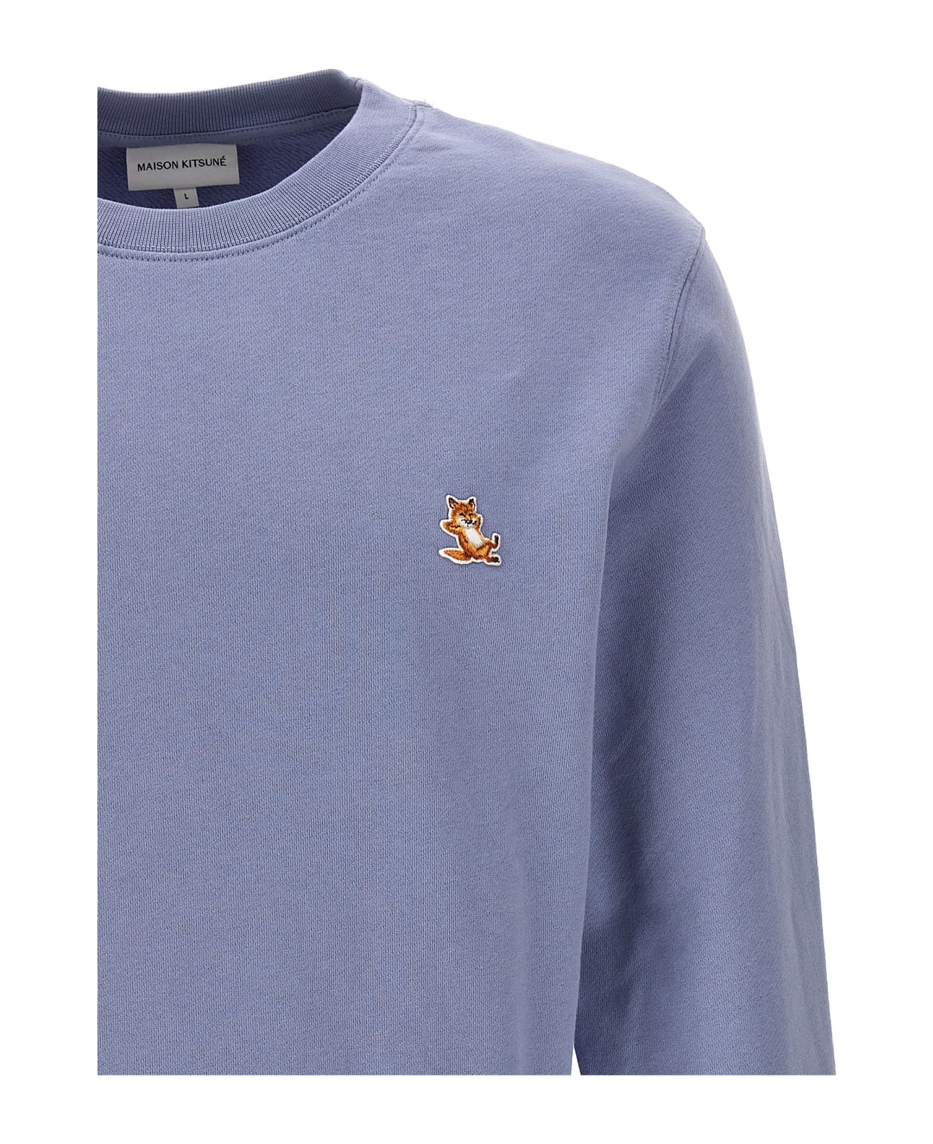 Maison Kitsuné 'chillax Fox' Sweatshirt - Light Blue
