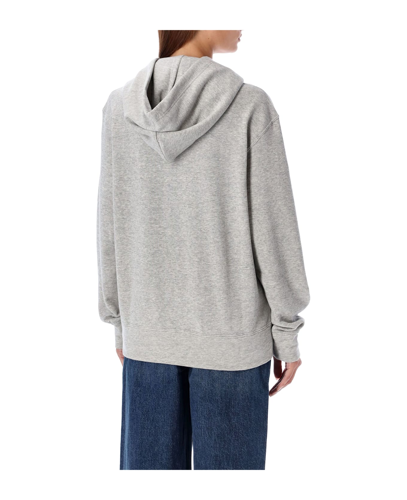 Comme des Garçons Play Red Heart Patch Hoodie - GREY