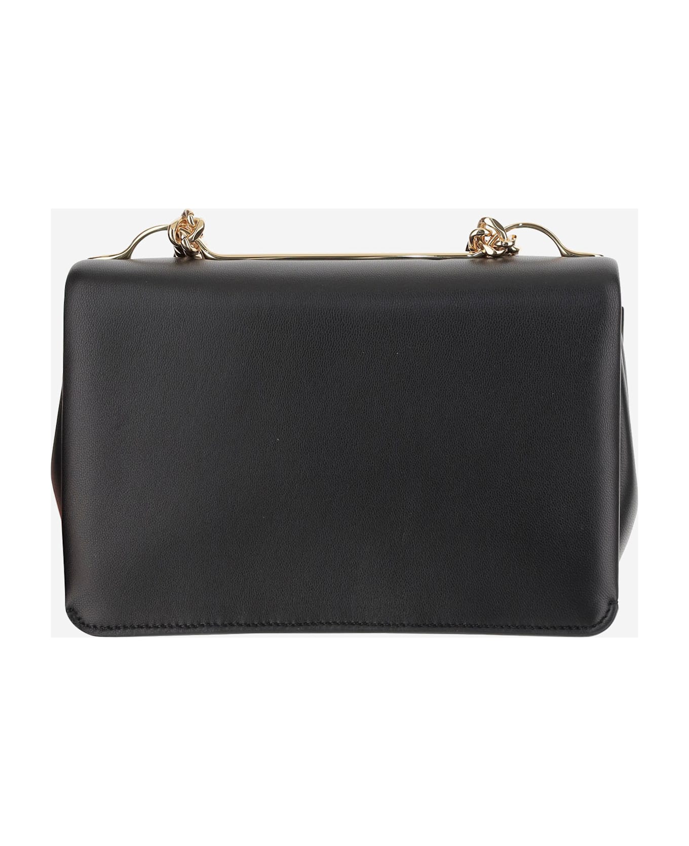 Valentino Garavani Vlogo Locker Shoulder Bag - Black