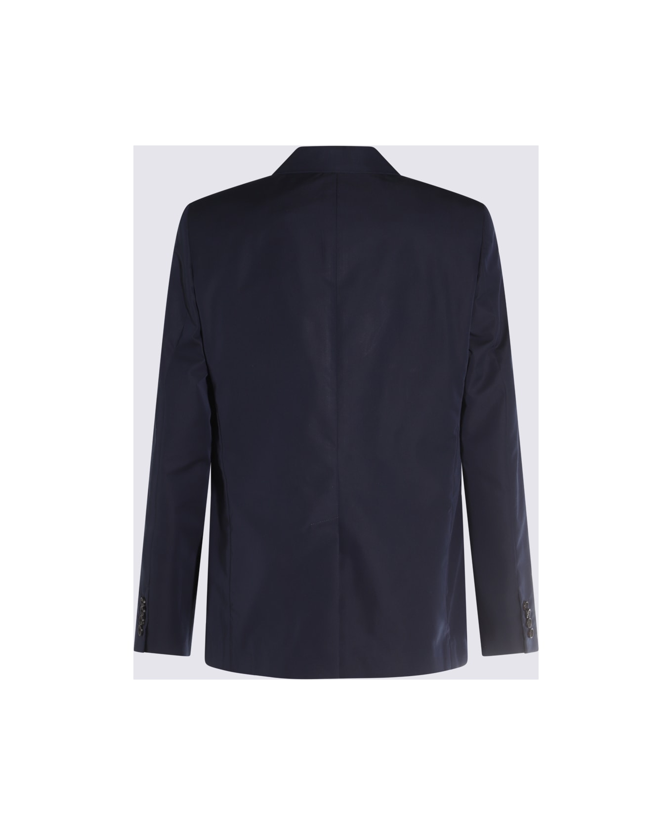 Gucci Navy Blue Cotton Blazer - Blue