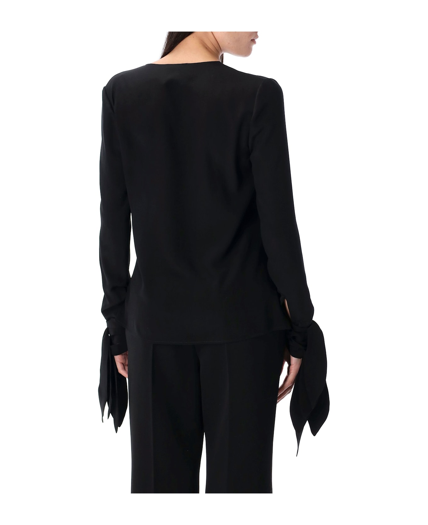 Givenchy Blouse With Bows - BLACK