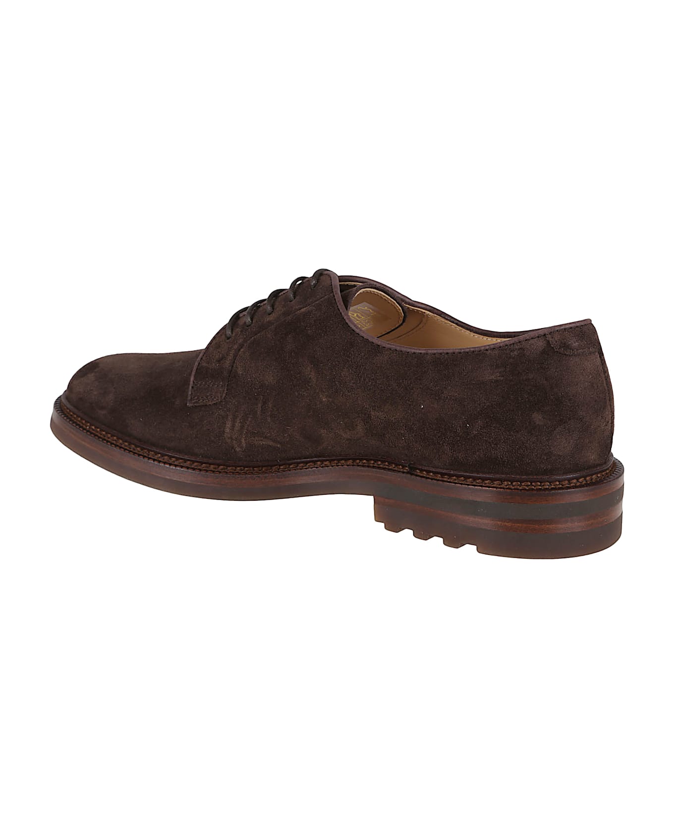 Brunello Cucinelli Pair Of Laced Shoes - Dark Brown