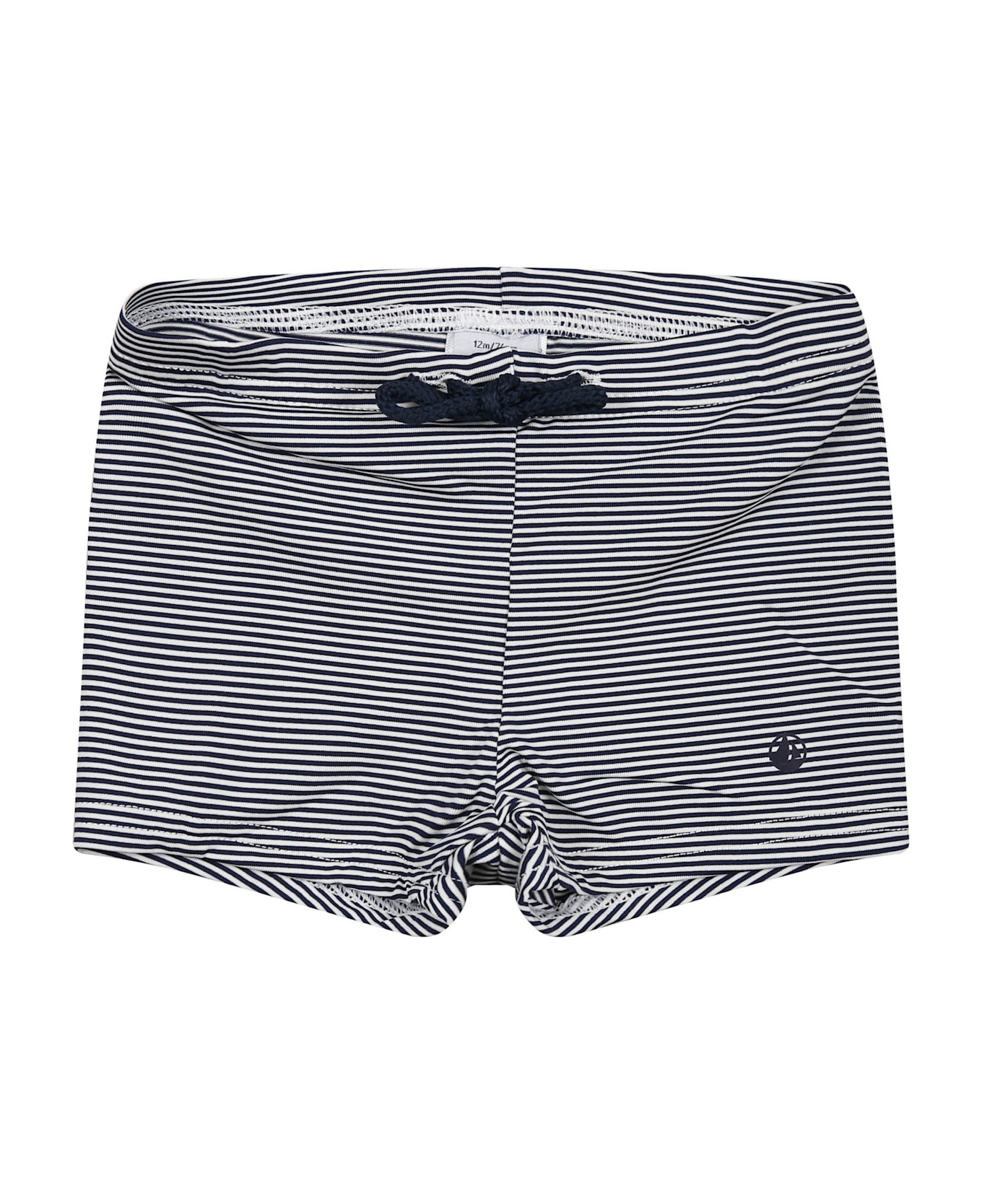 Petit Bateau Sea Boxer For Baby Boy With Logo - Blue