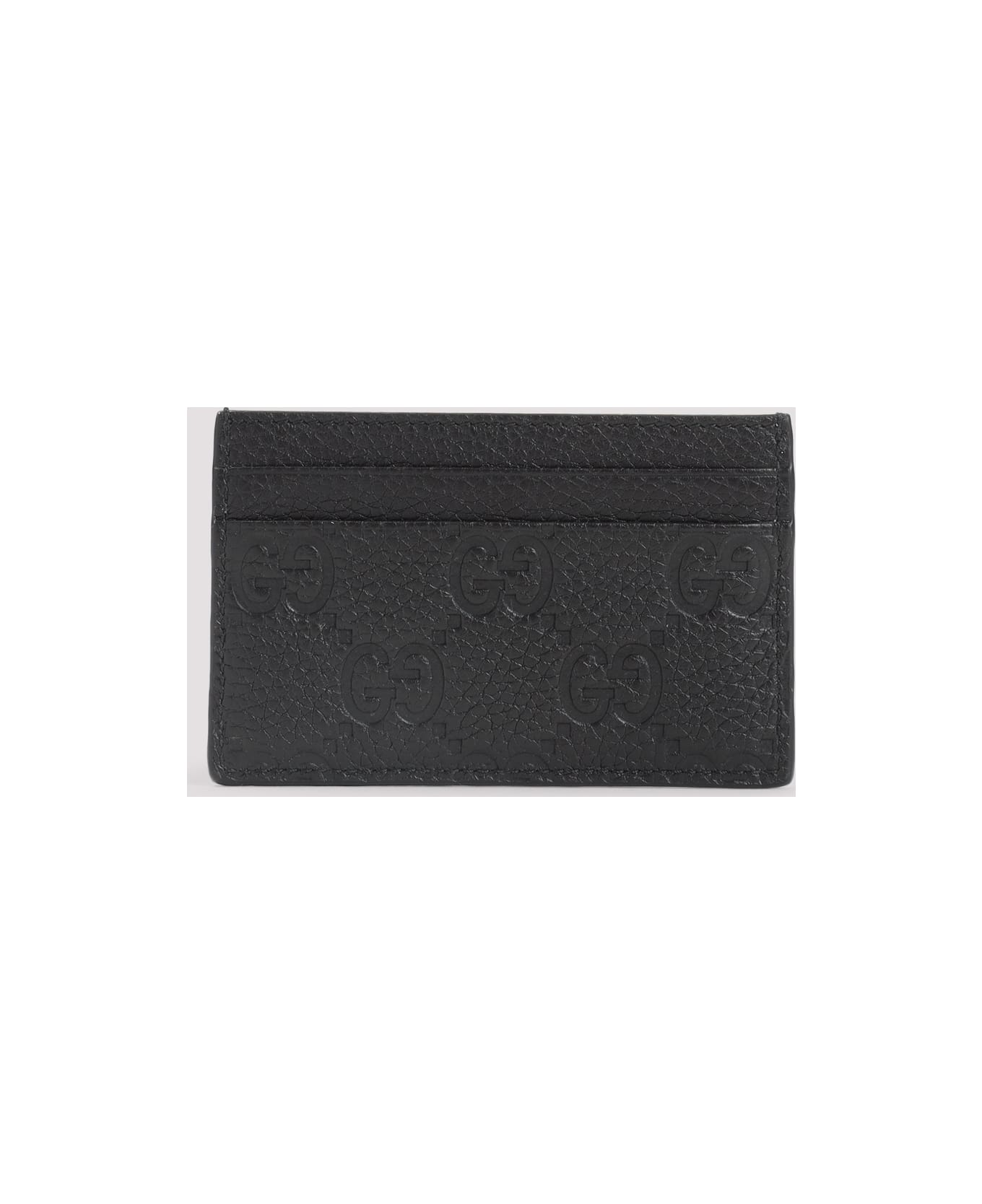 Gucci Imprint Credit Card Case - Black