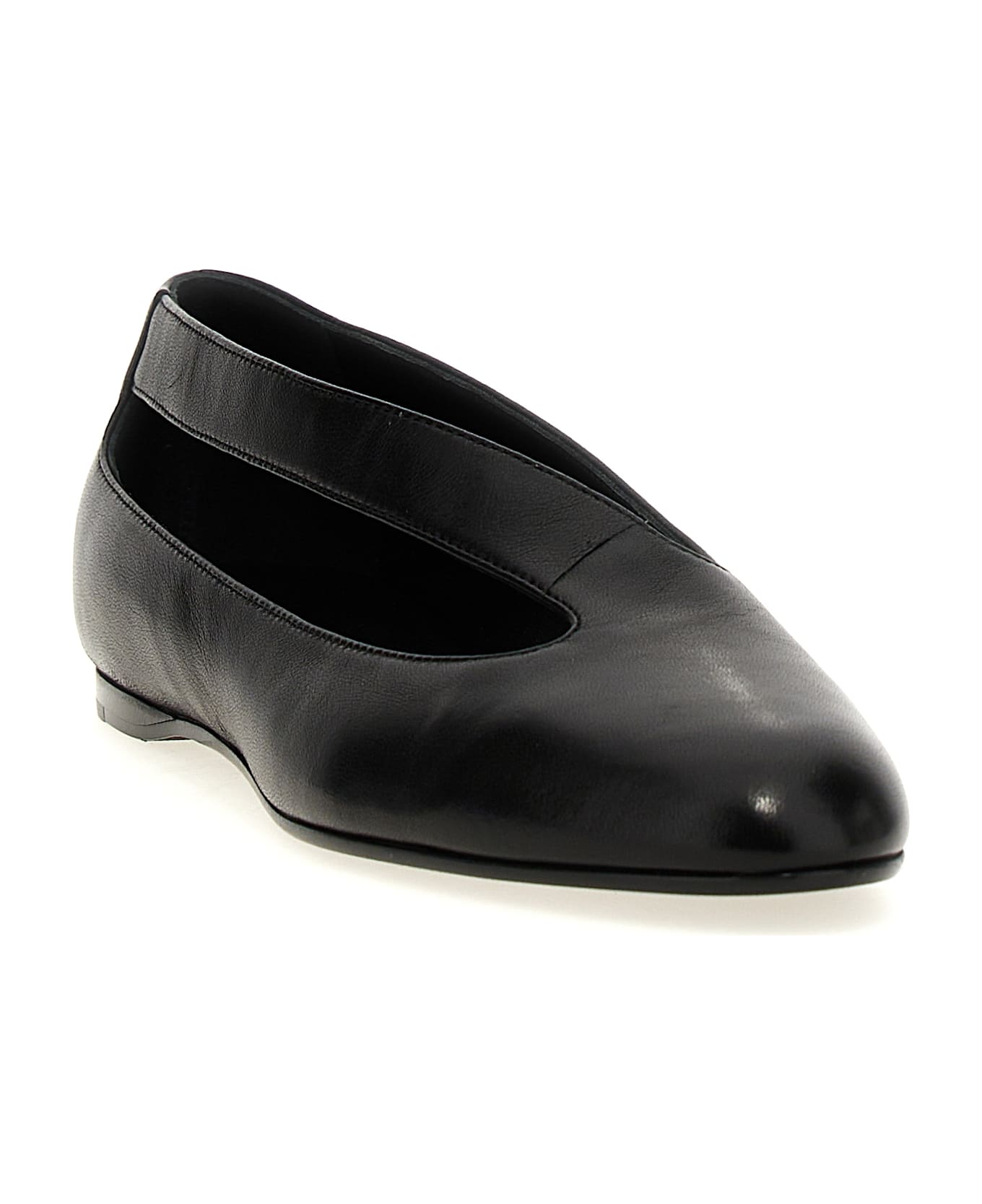 Khaite Diana Ballet Flats - Black
