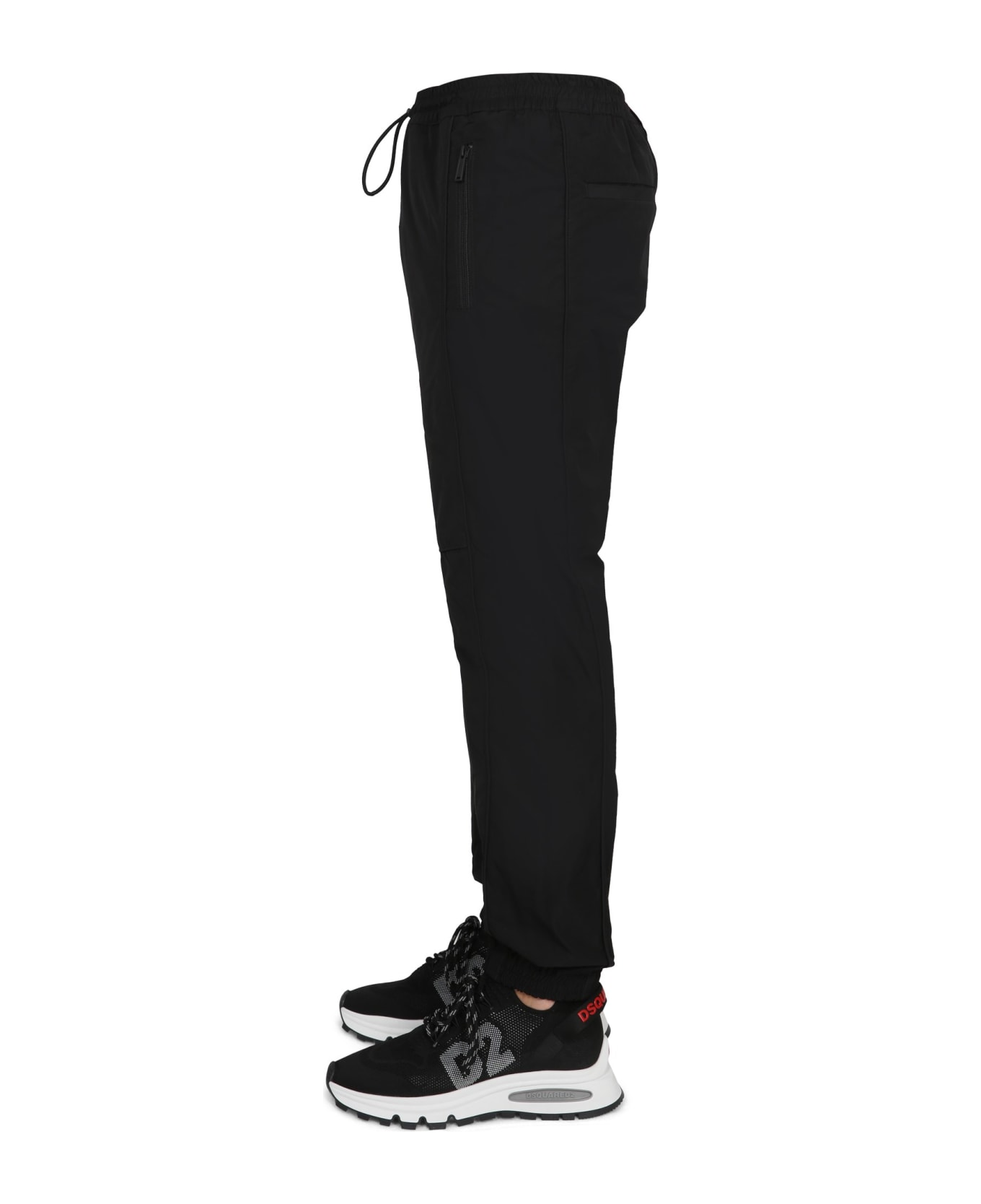 Dsquared2 Track Pants With Logo - NERO
