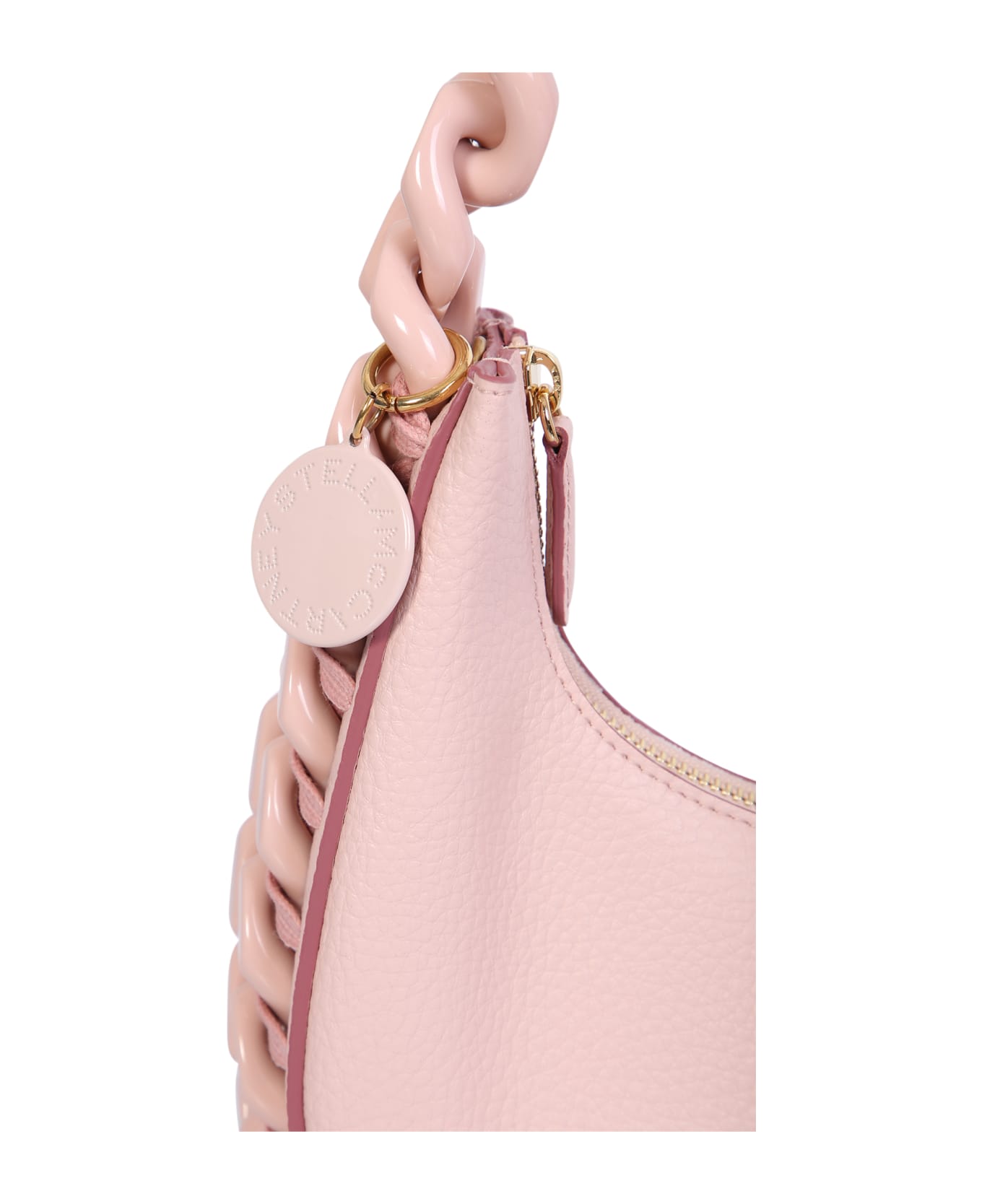 Stella McCartney Zip Frayme Mini Shoulder Bag - Pink