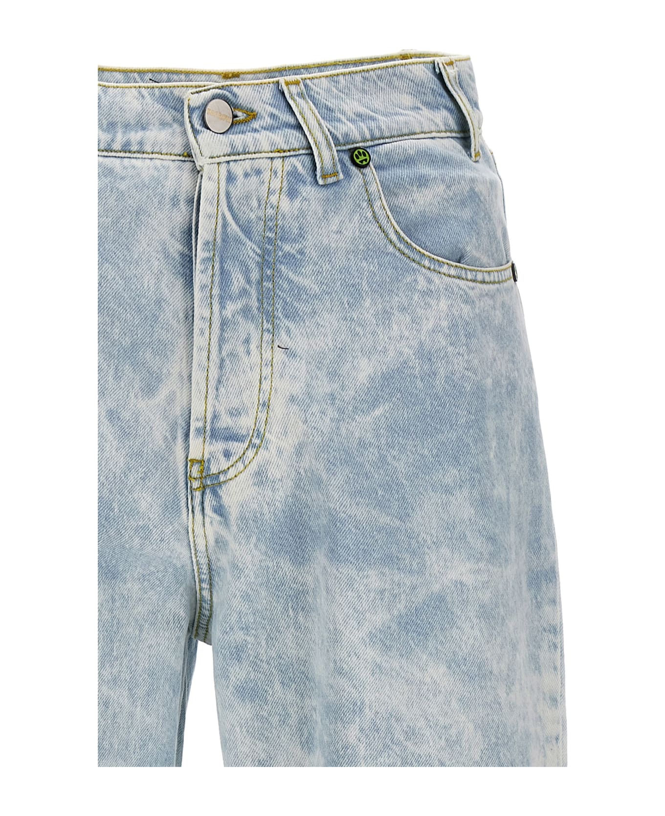 Barrow Stitching Detail Jeans - Light Blue
