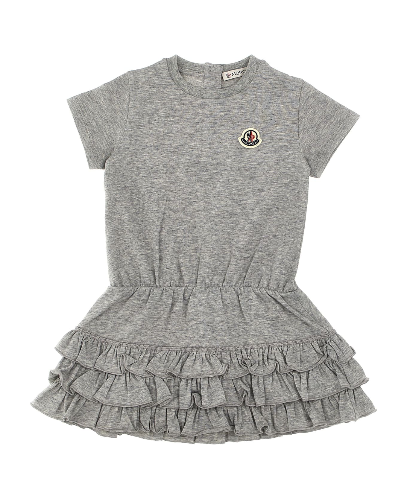 Moncler Flounce Dress - Gray