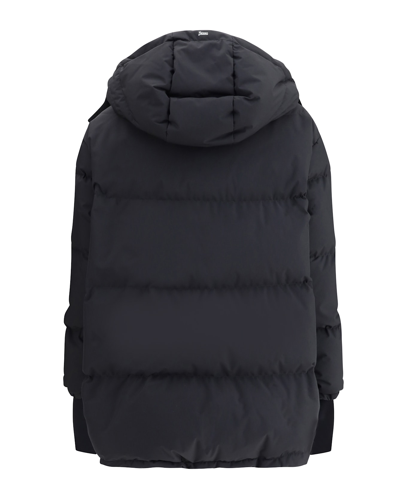 Herno Hooded Down Jacket - nero