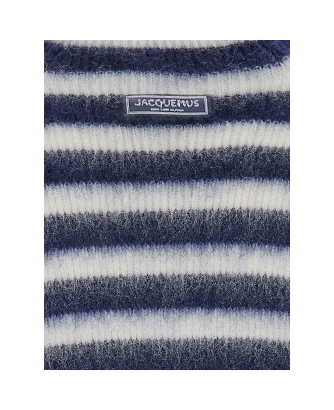 JACQUEMUS Le pull Marin M ネイビー＆ホワイト Navy & White La Casa 'Le pull Marina' Sweater by JACQUEMUS