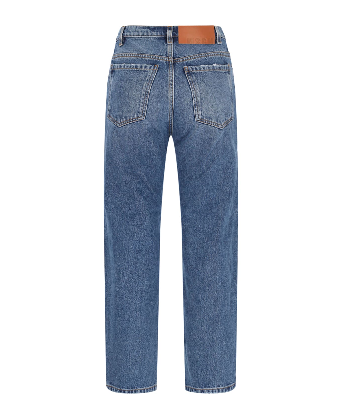 MSGM Straight Jeans - Denim