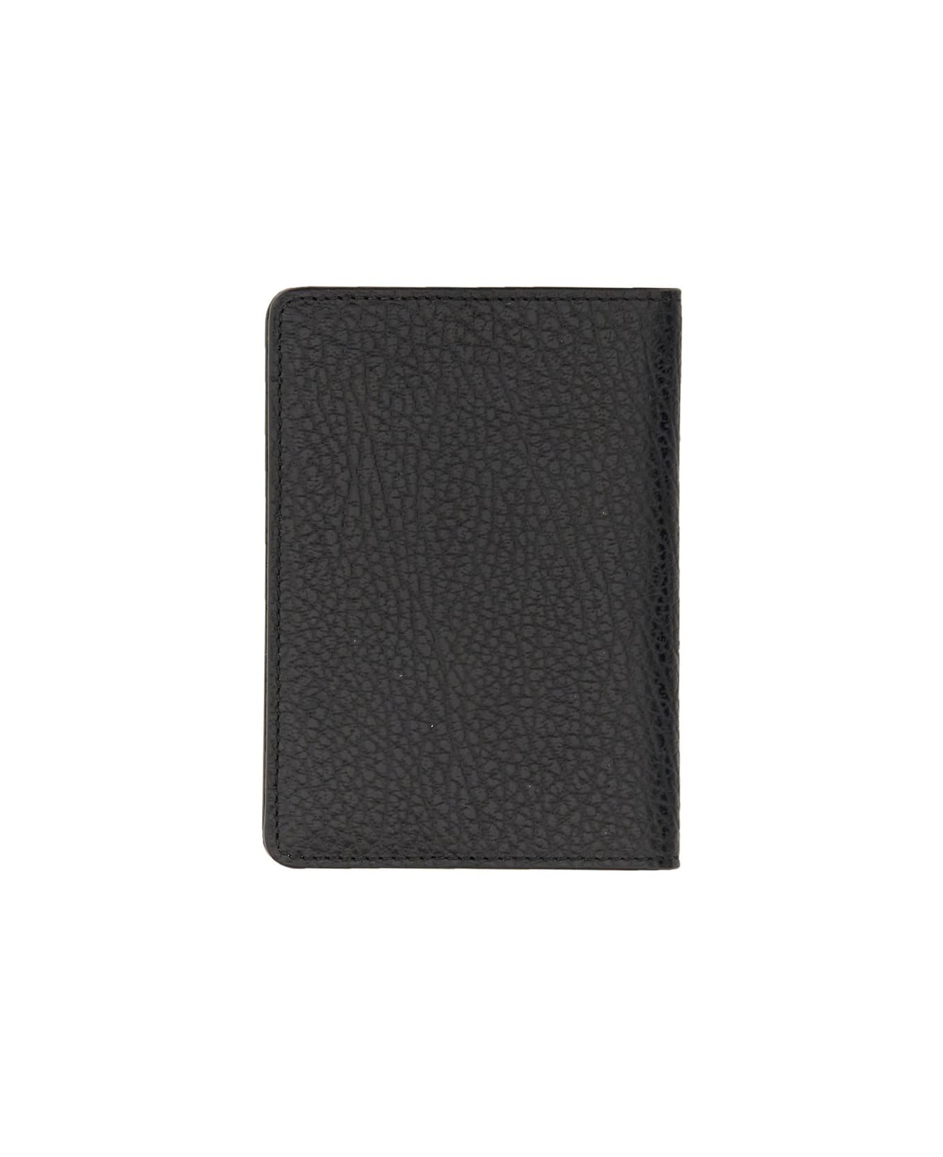 Maison Margiela 'four Stitches' Passport Holder - BLACK