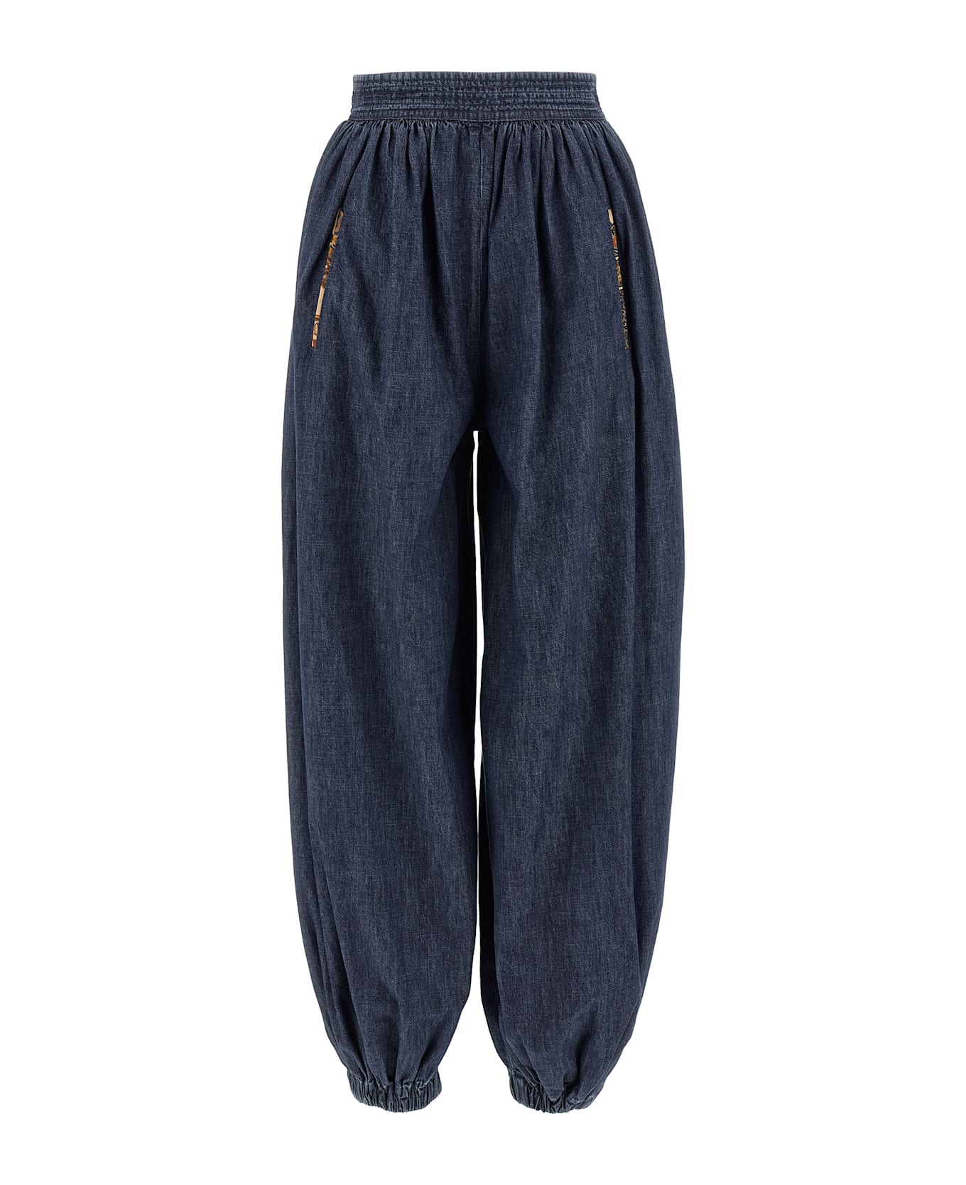 Valentino Garavani Denim Chambray Pants - Blue