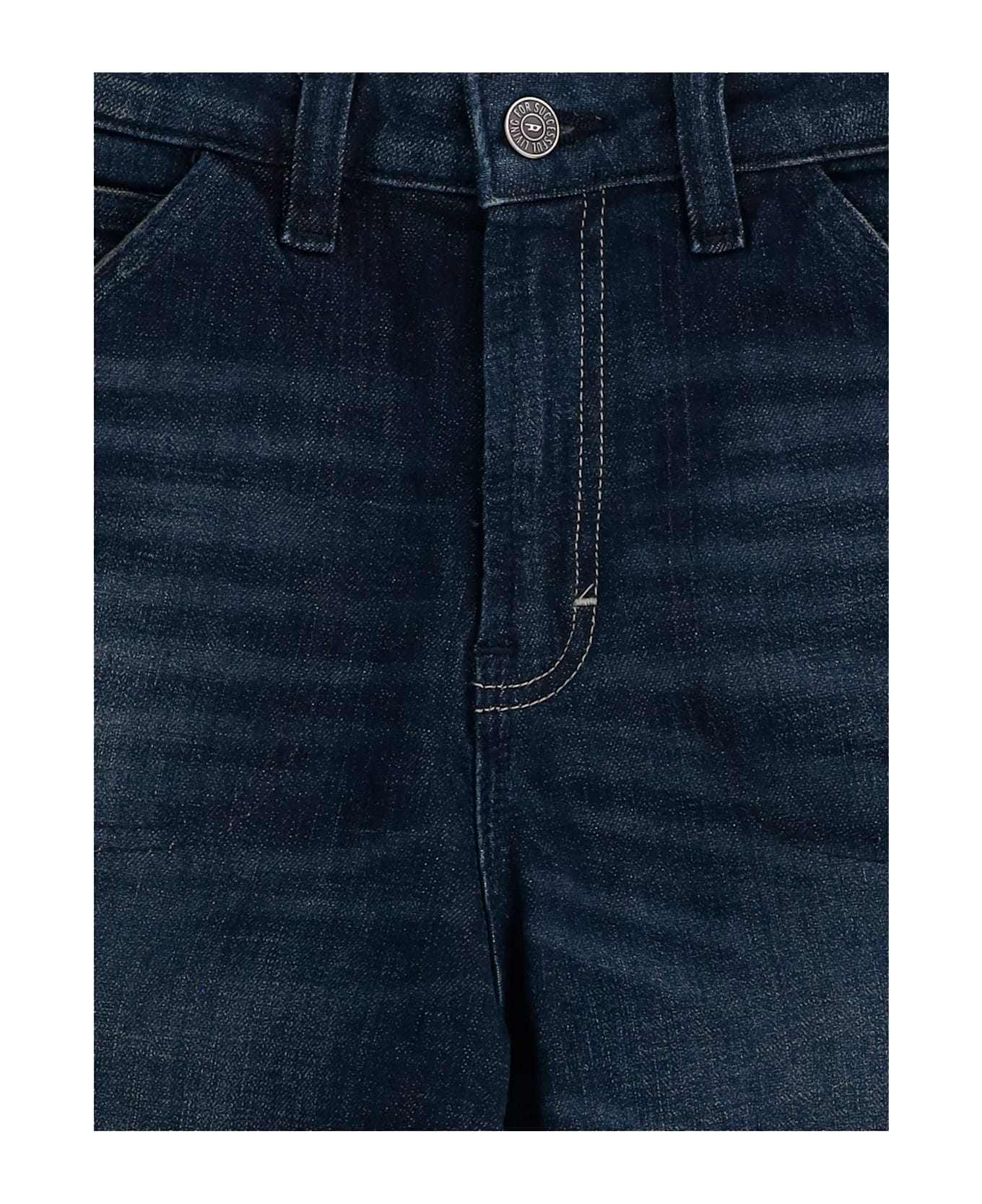 Diesel D-bart-j Stretch Cotton Jeans - Denim scuro