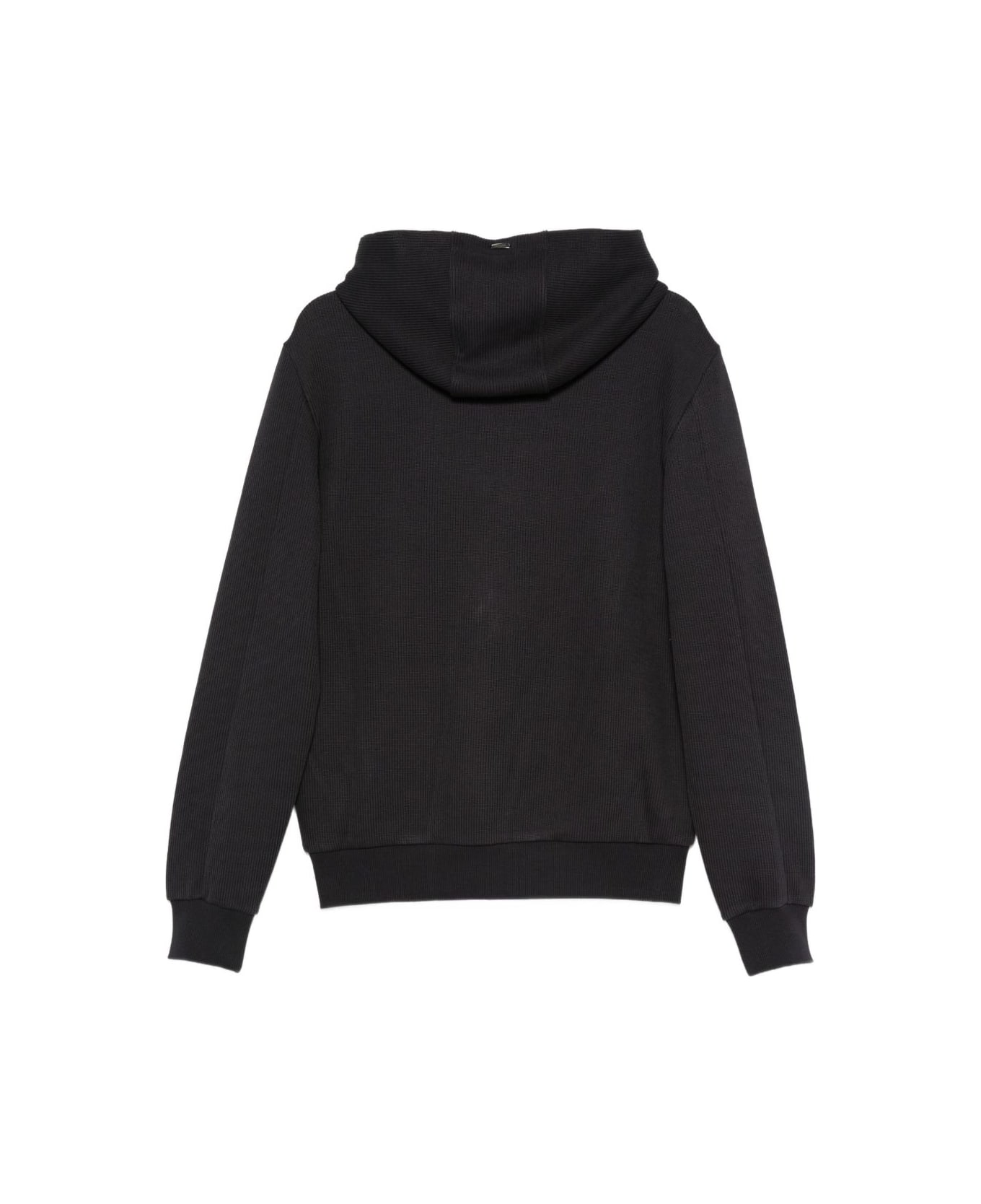 Herno Cotton Hooded Jacket - Blue