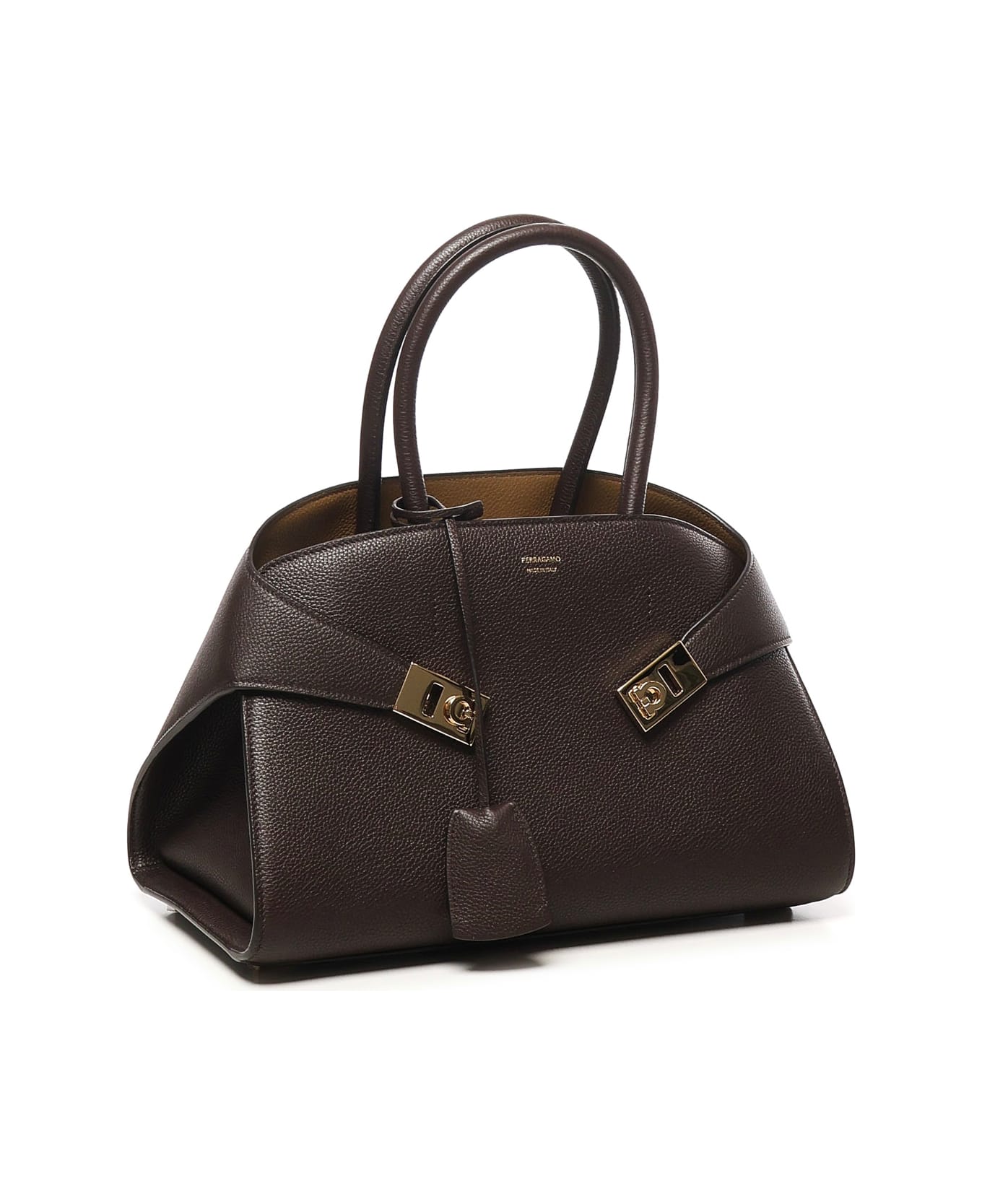 Ferragamo Hug M Tote Bag - Brown