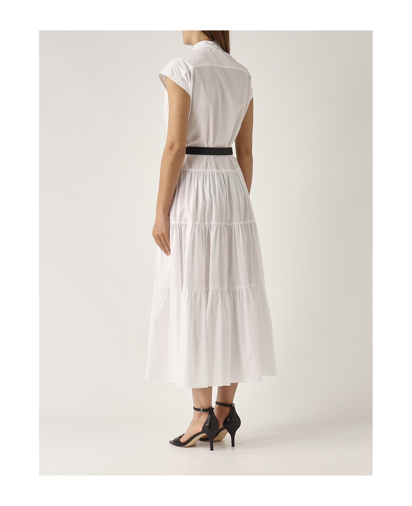 Max Mara Studio Bairo Dress - BIANCO