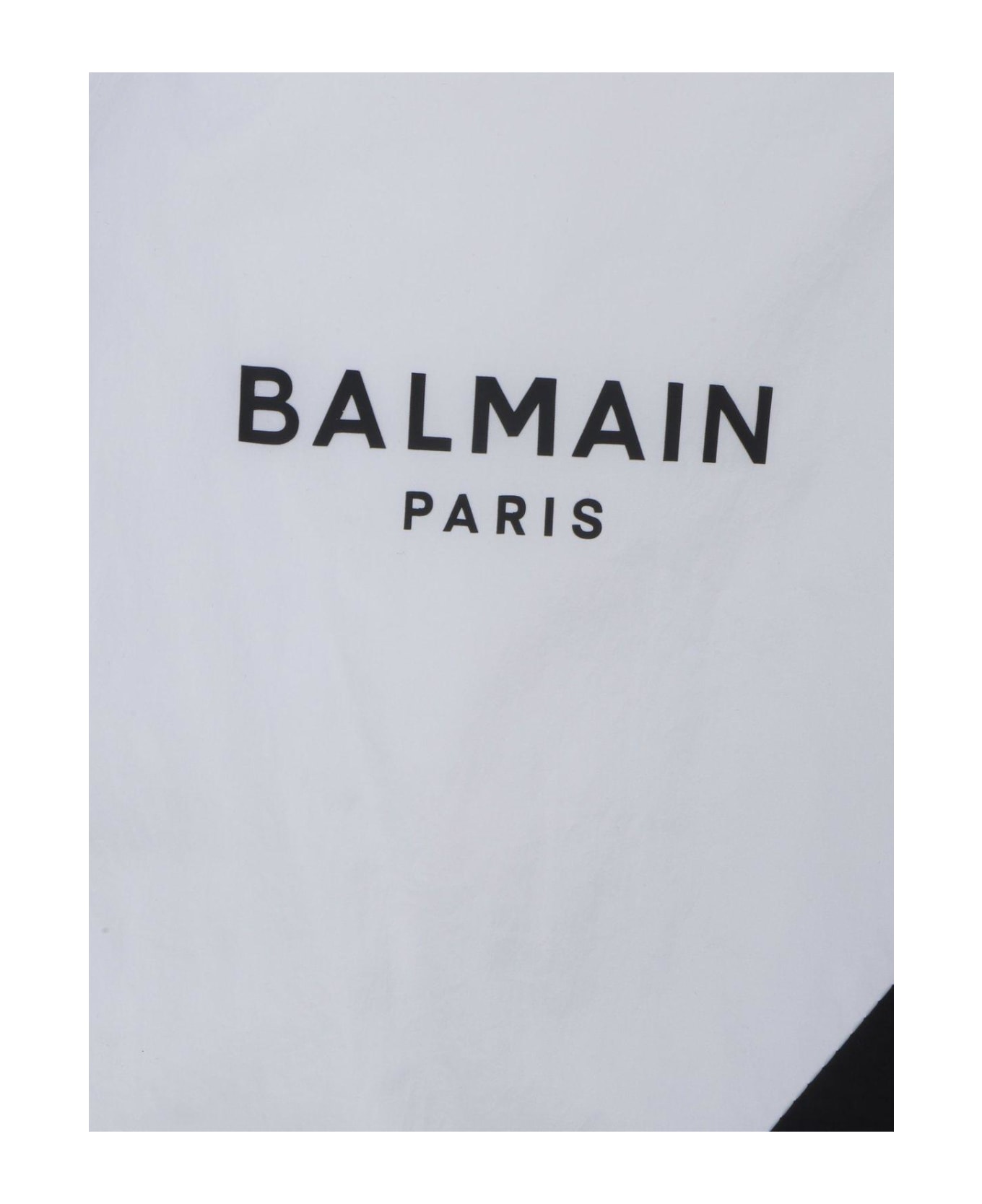 Balmain Logo Printed Track Jacket - Black