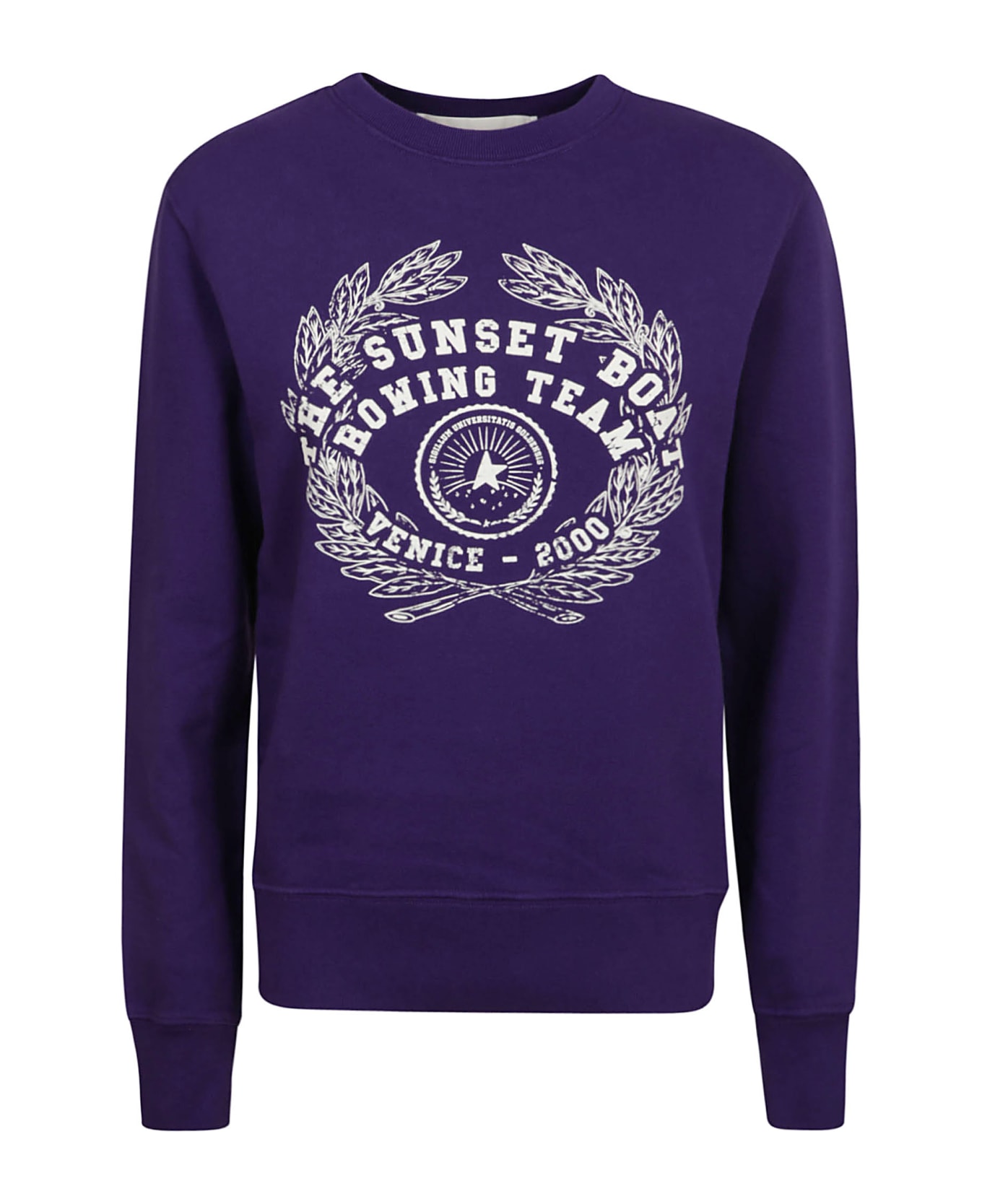 Golden Goose Athena Sweatshirt - Purple/White