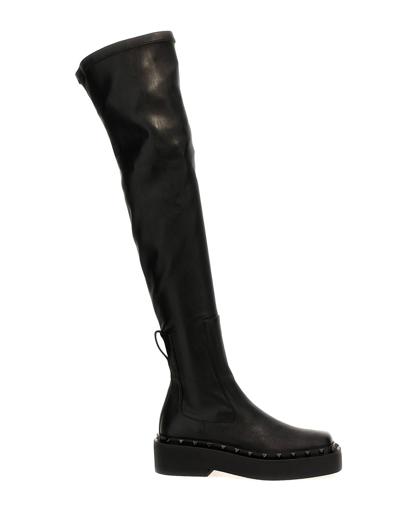 Valentino Garavani 'over The Knee' Boots - Black