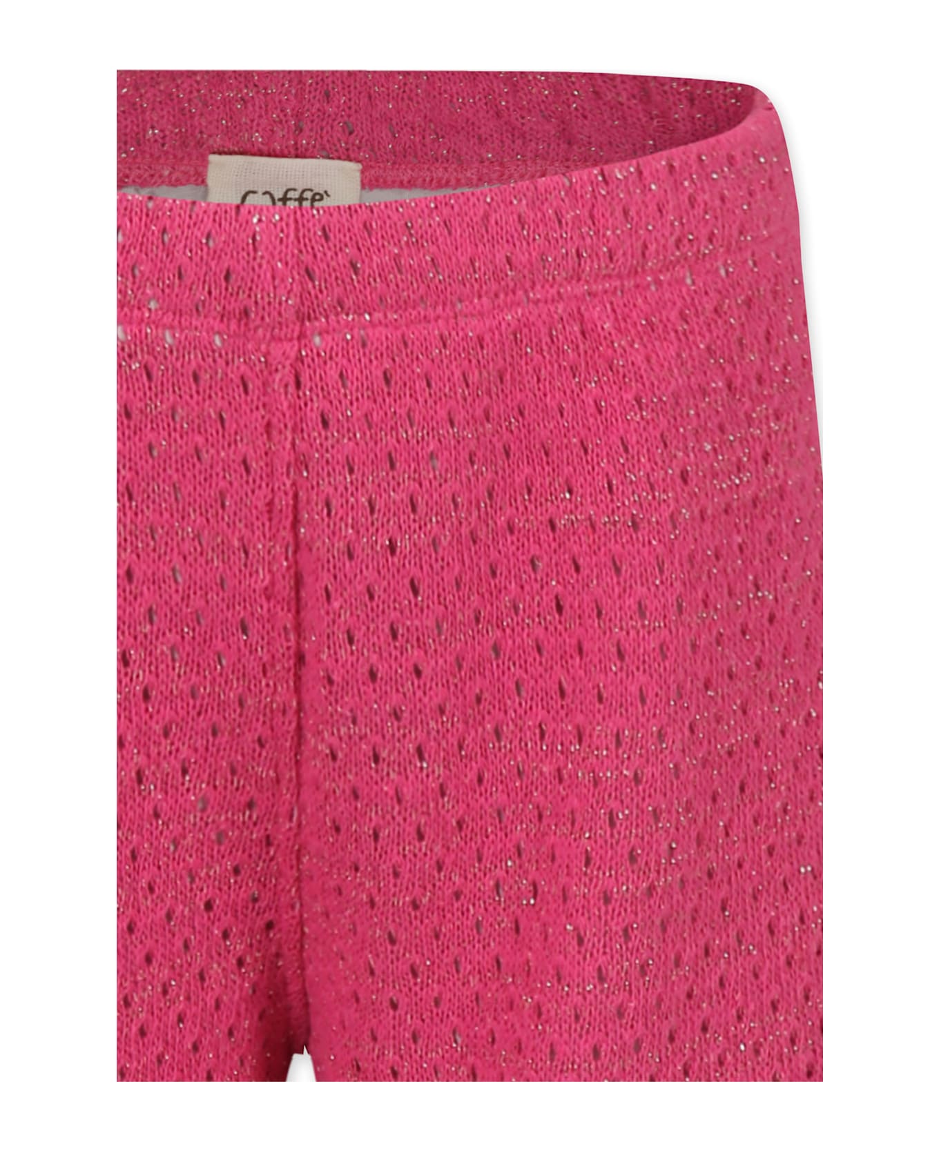 Caffe
 d
Orzo Fuchsia Trousers For Girl - Fuchsia