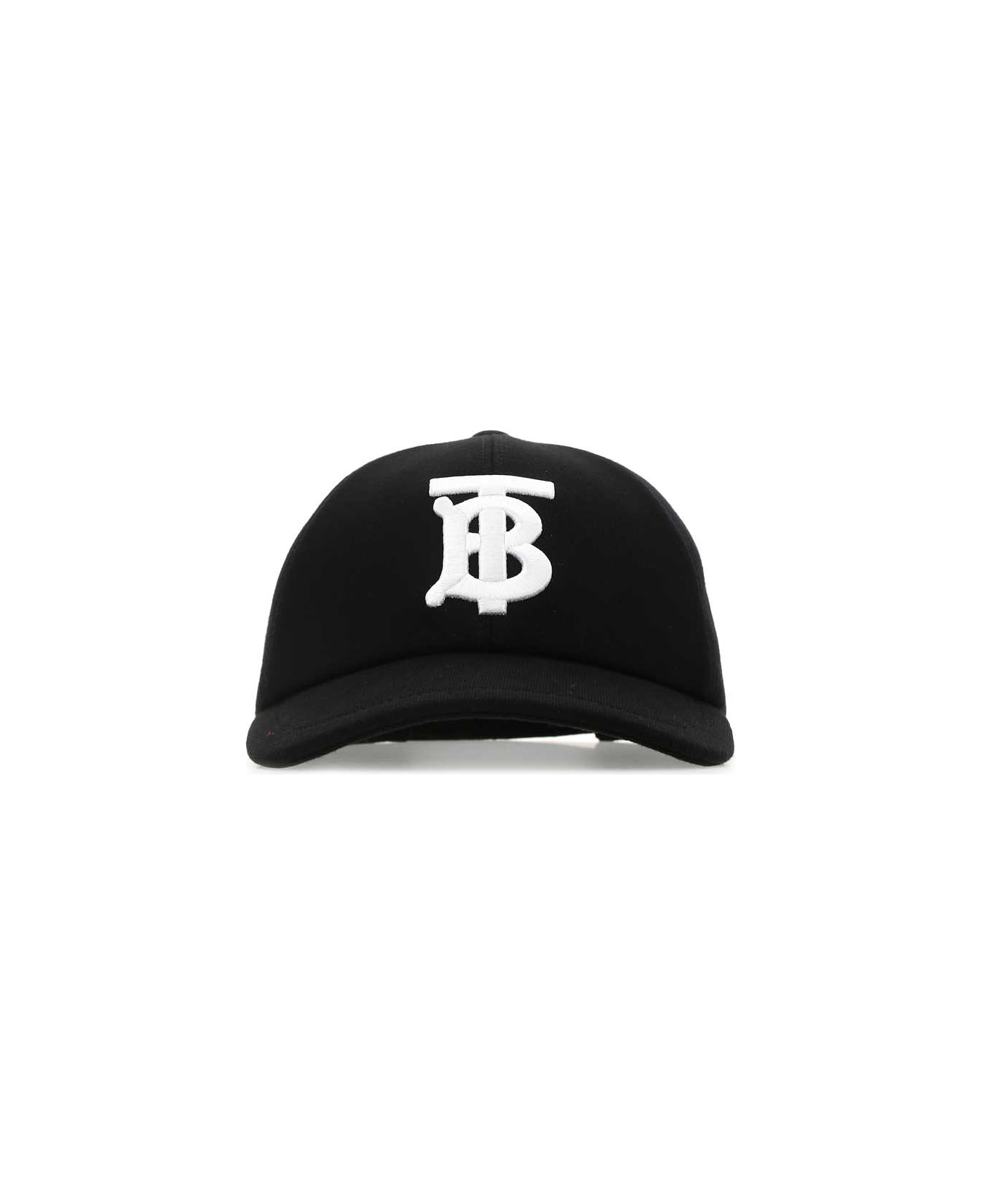 Burberry Black Cotton Baseball Cap - BLACK