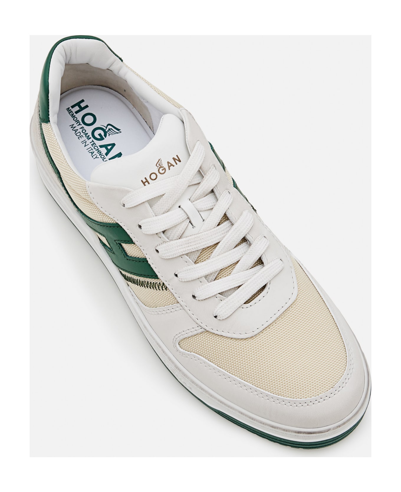 Hogan H630 Laced Tom Sneakers - Ivory