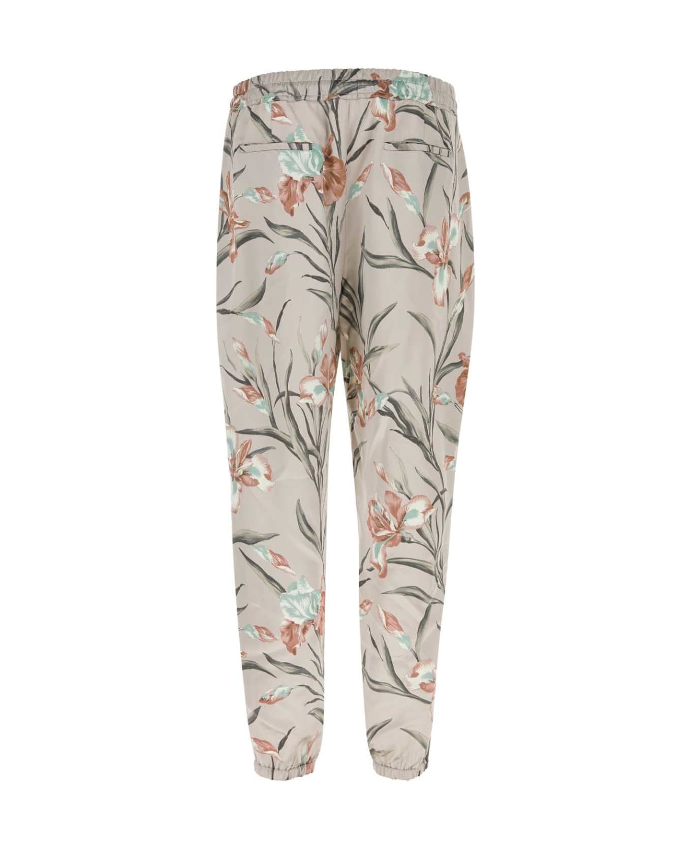 Saint Laurent Printed Satin Pant - GRISROSE