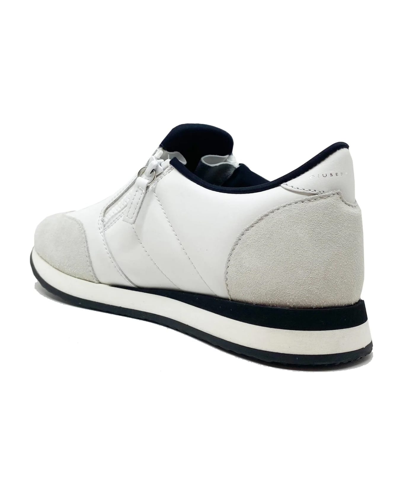 Giuseppe Zanotti Design Ulan Leather Sneakers - White