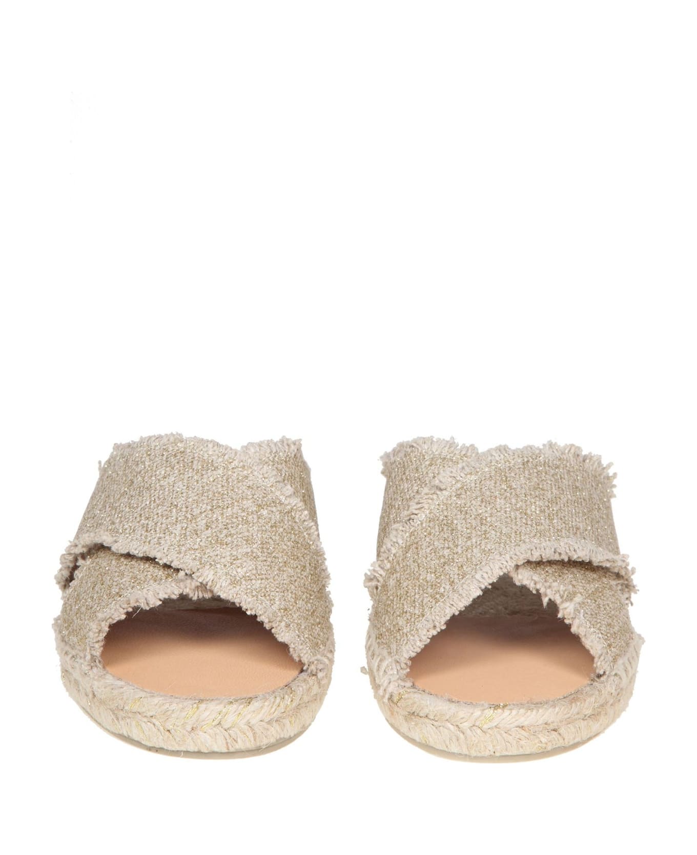 Castañer Espadrillas Palmera Light Blue - GOLD