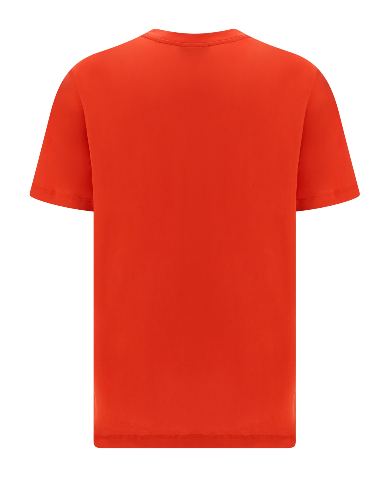 Balmain Cotton T-shirt - Mef Rouge/blanc