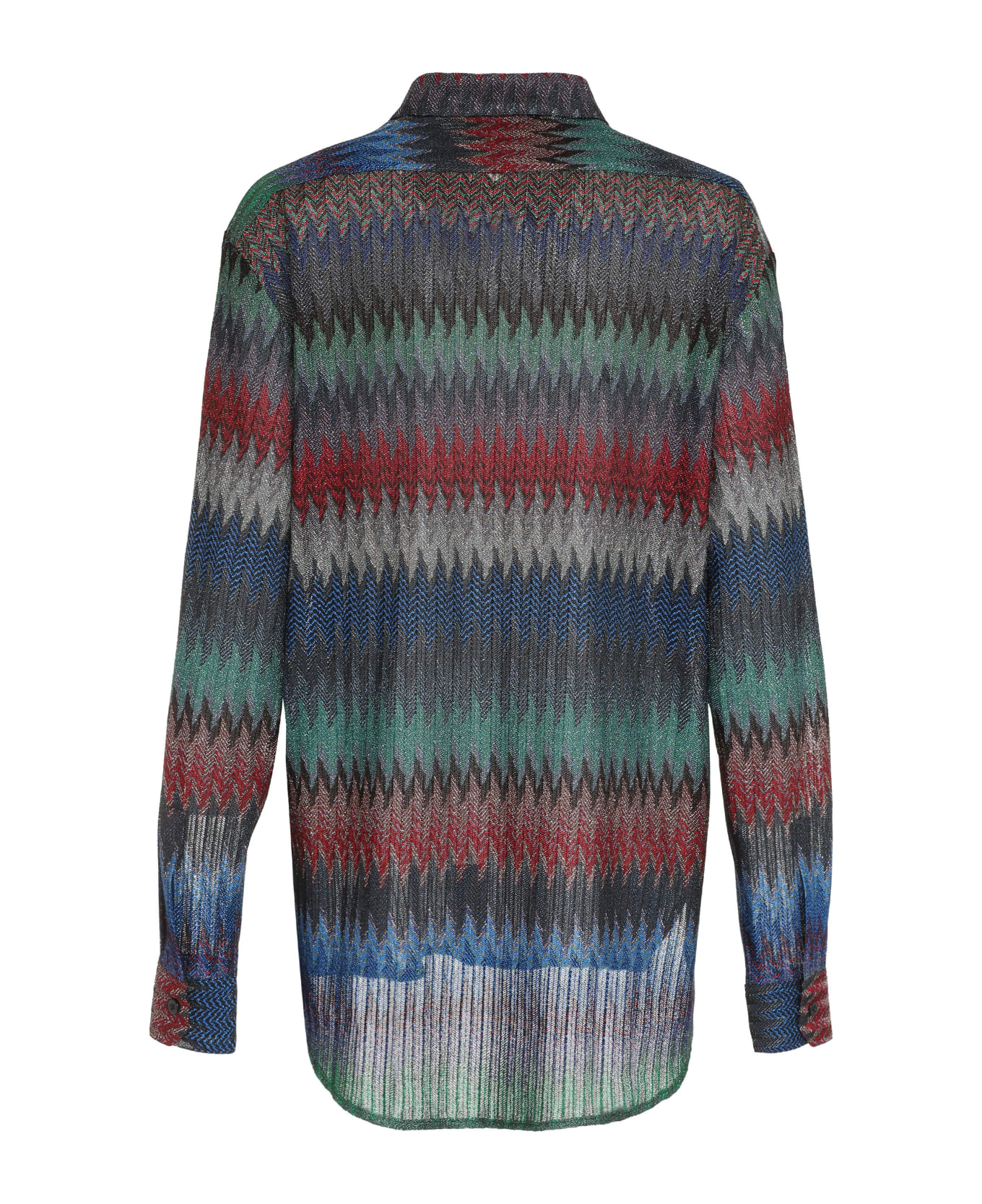 Missoni Chevron Knit Shirt - Multicolor