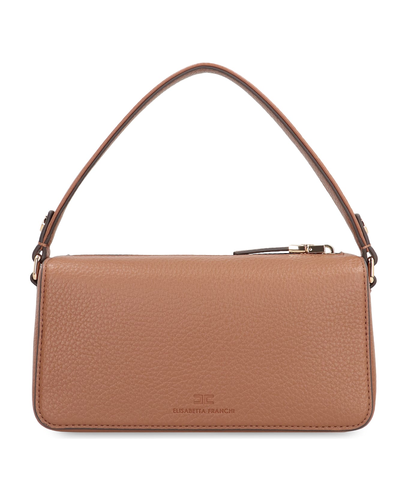 Elisabetta Franchi Handbag In Eco-leather - brown