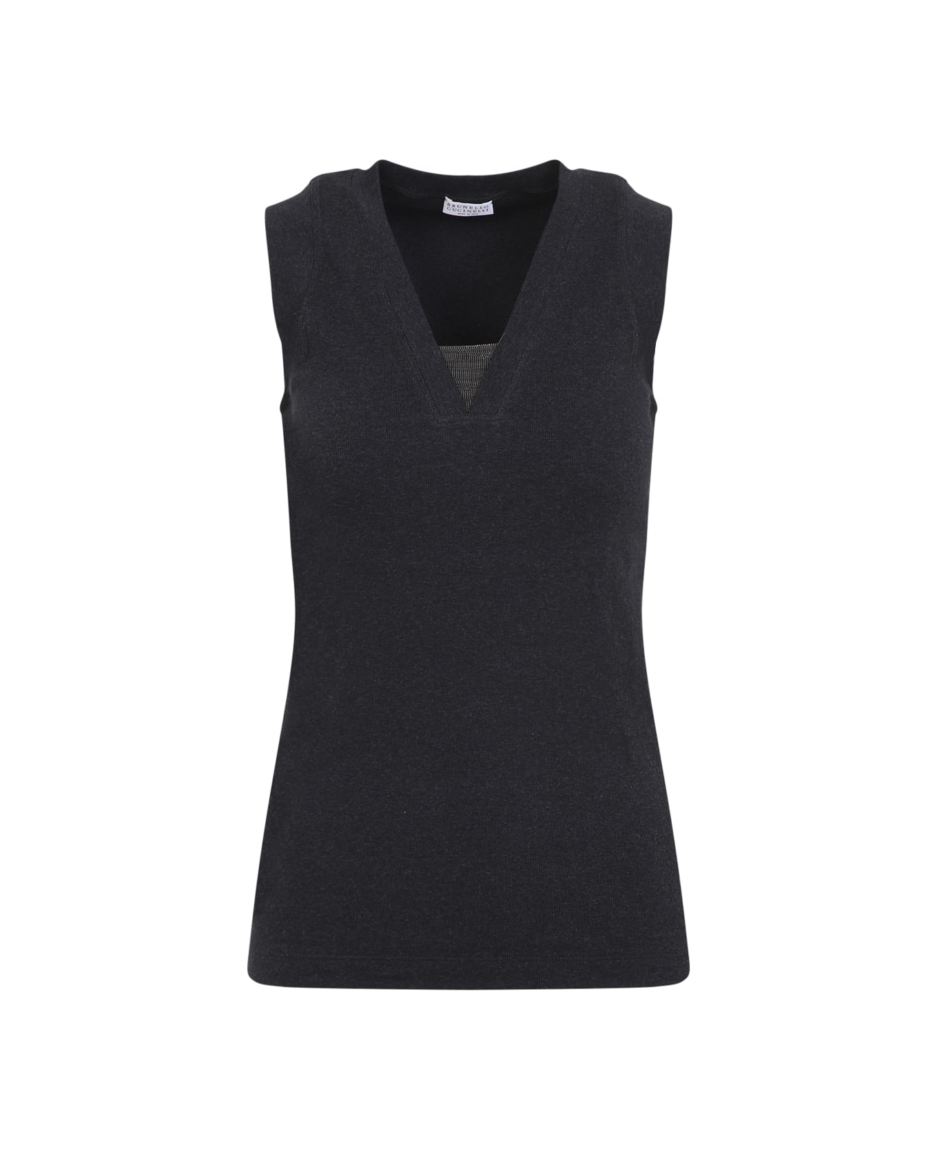 Brunello Cucinelli Monile Tank Top - Antracite